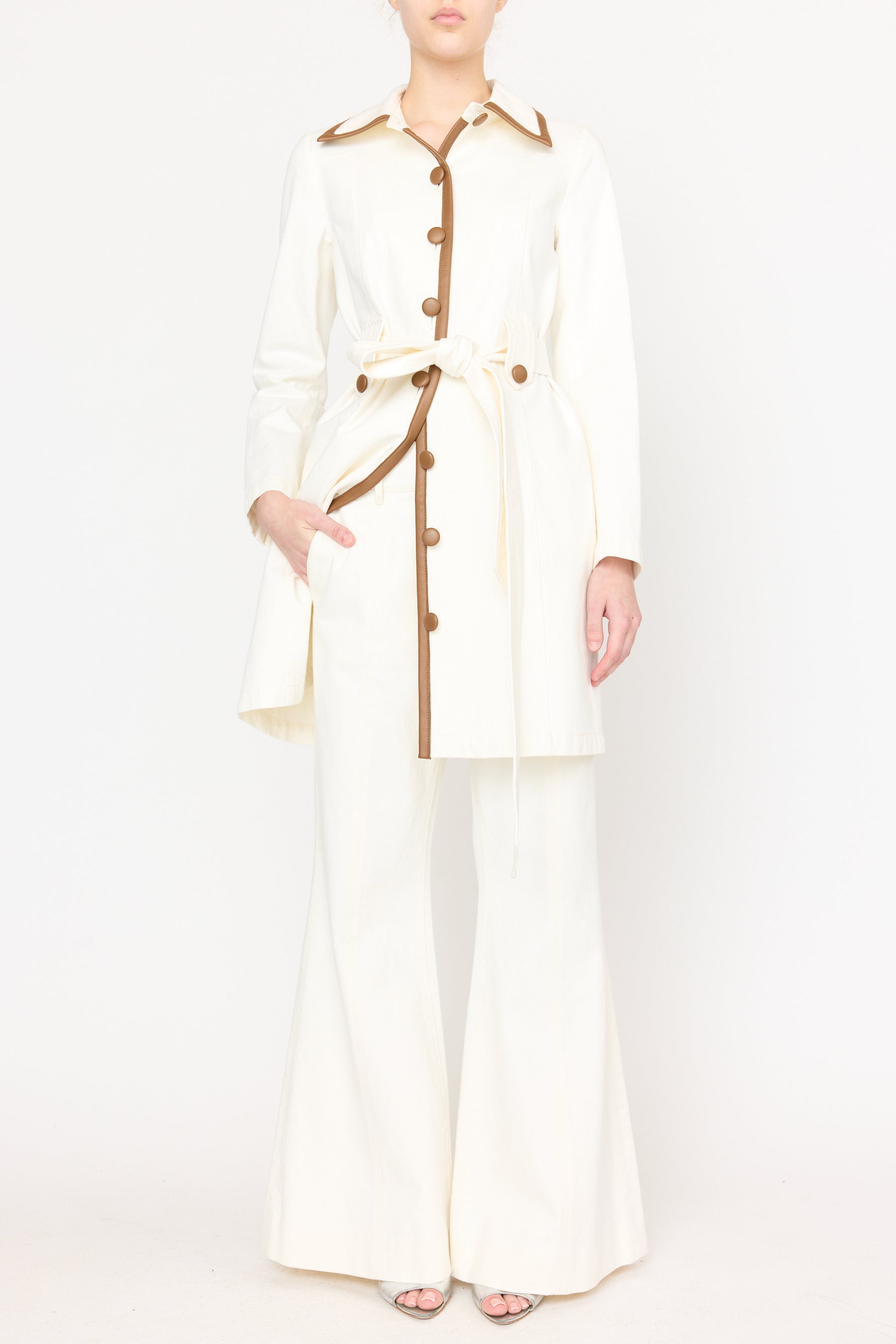 Theo Coat - Bone