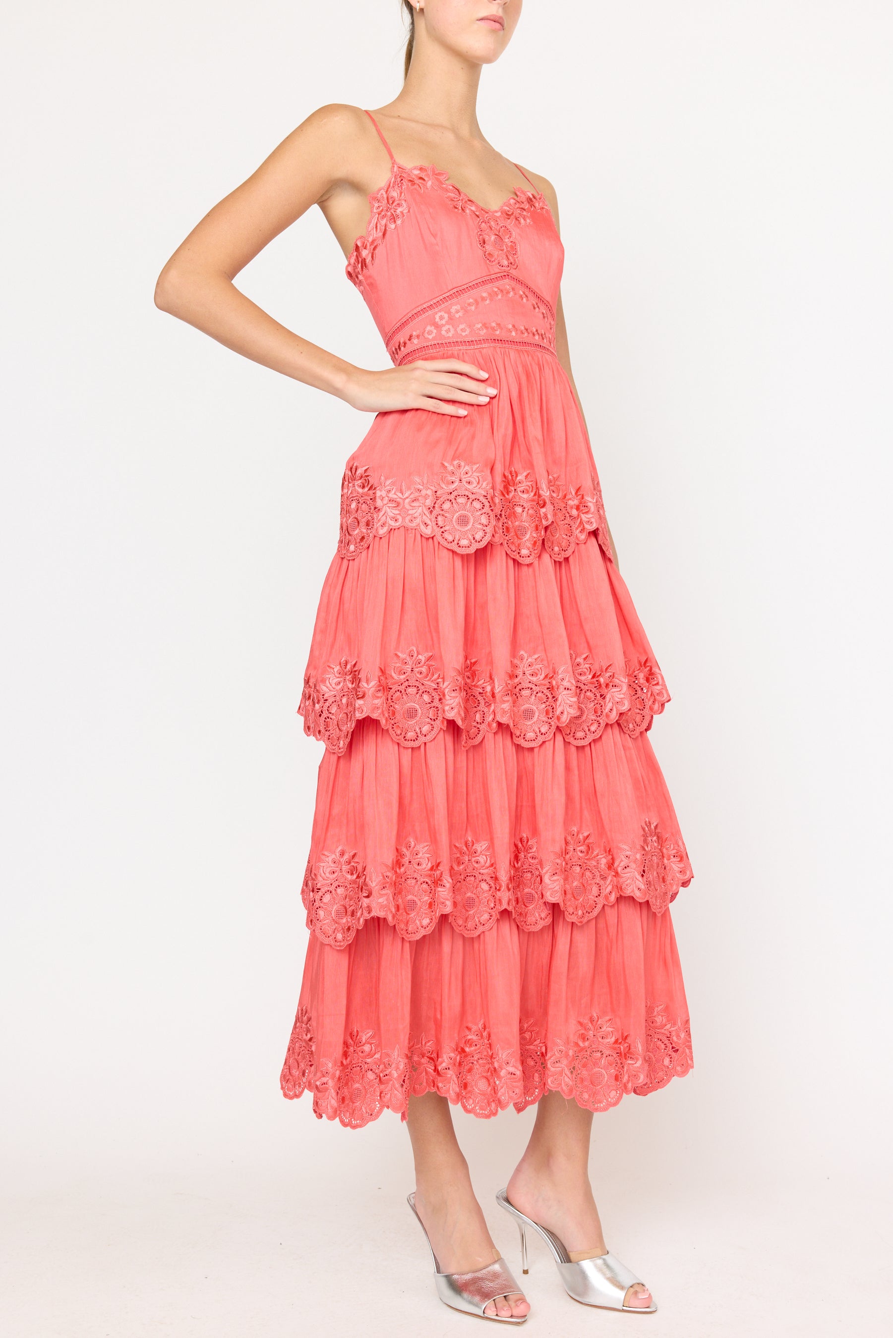 Maple Dress - Coral