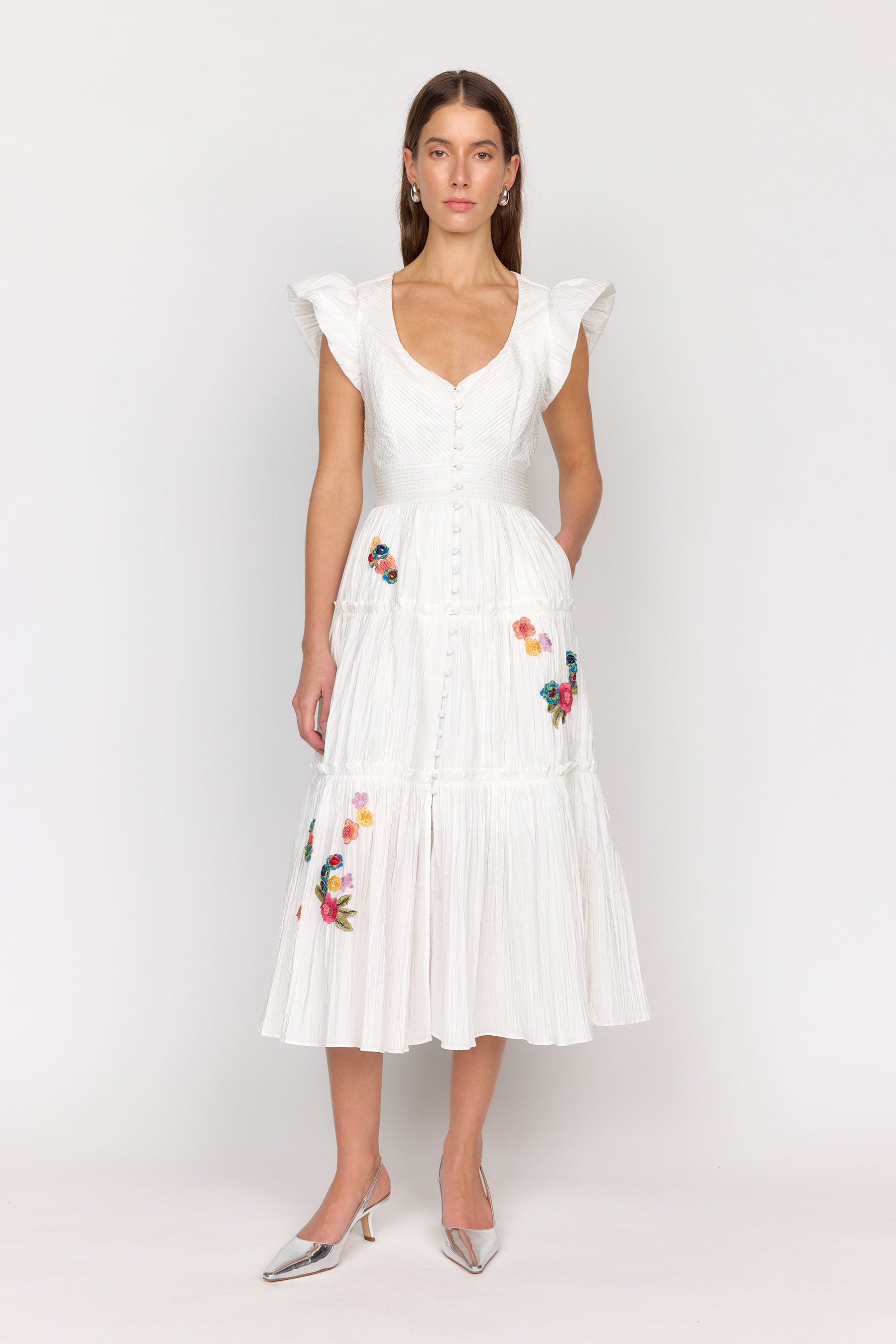 Asher Dress - White