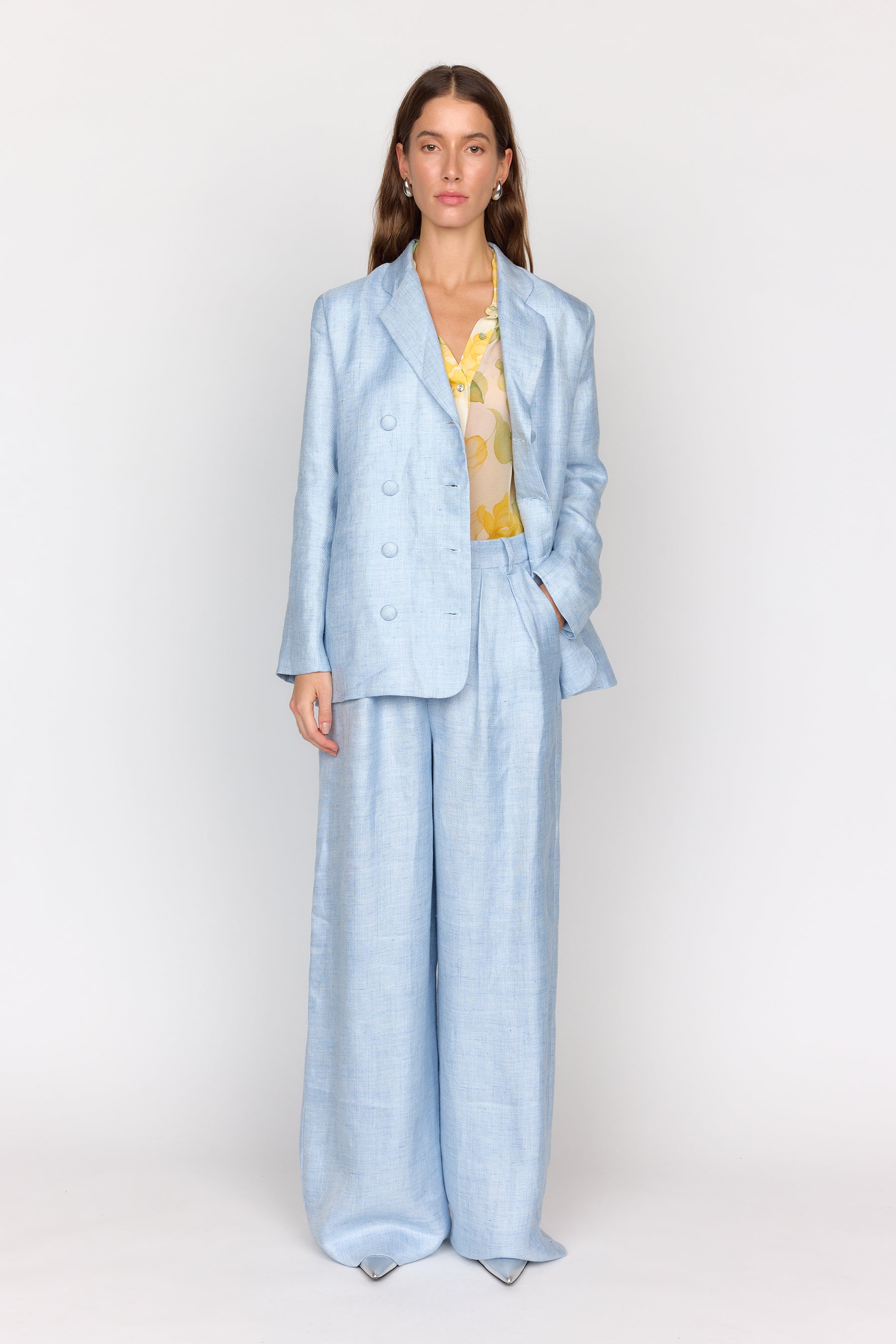 Emilia Blazer - Chambray