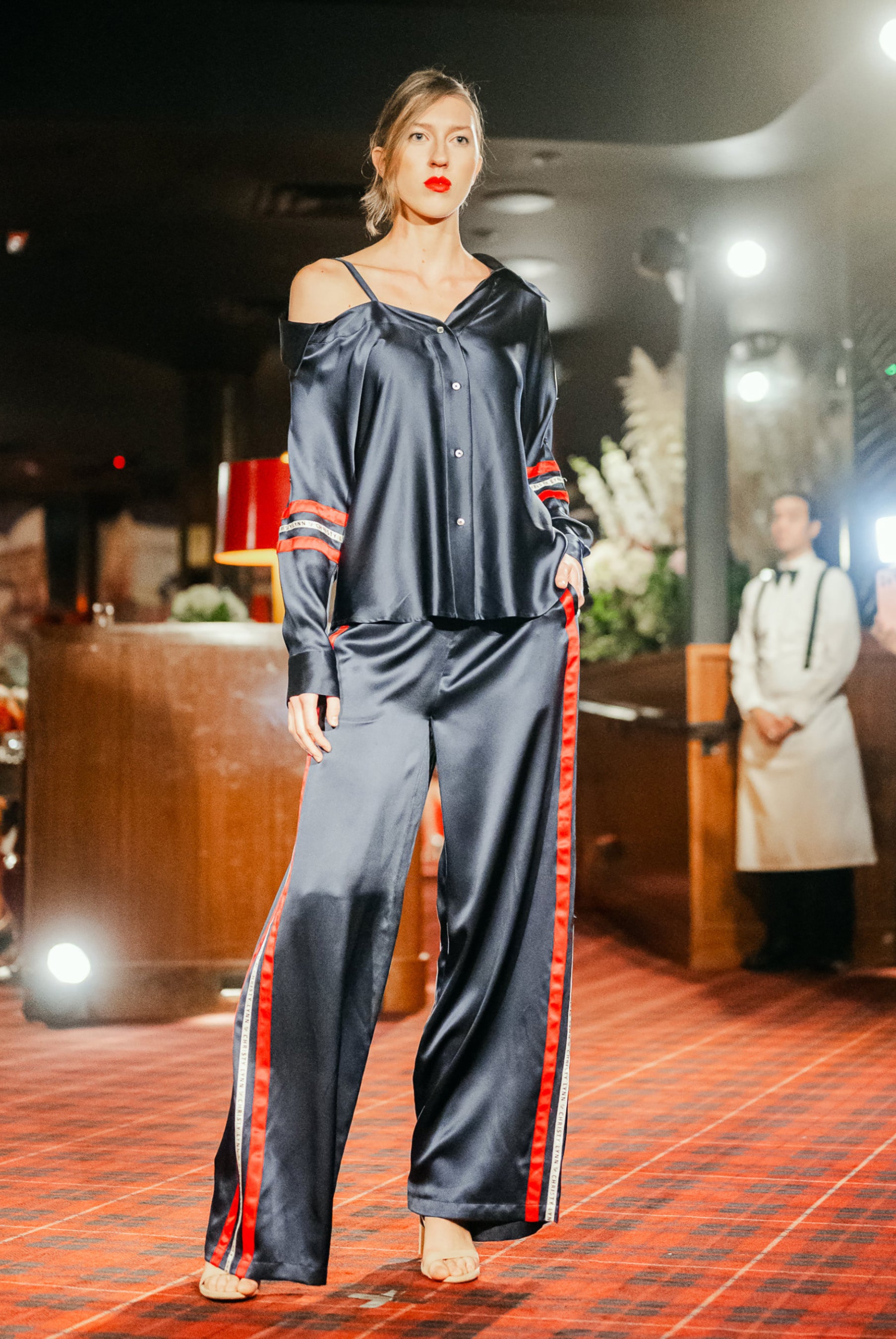 Texans Dasha Top - Deep Steel Blue