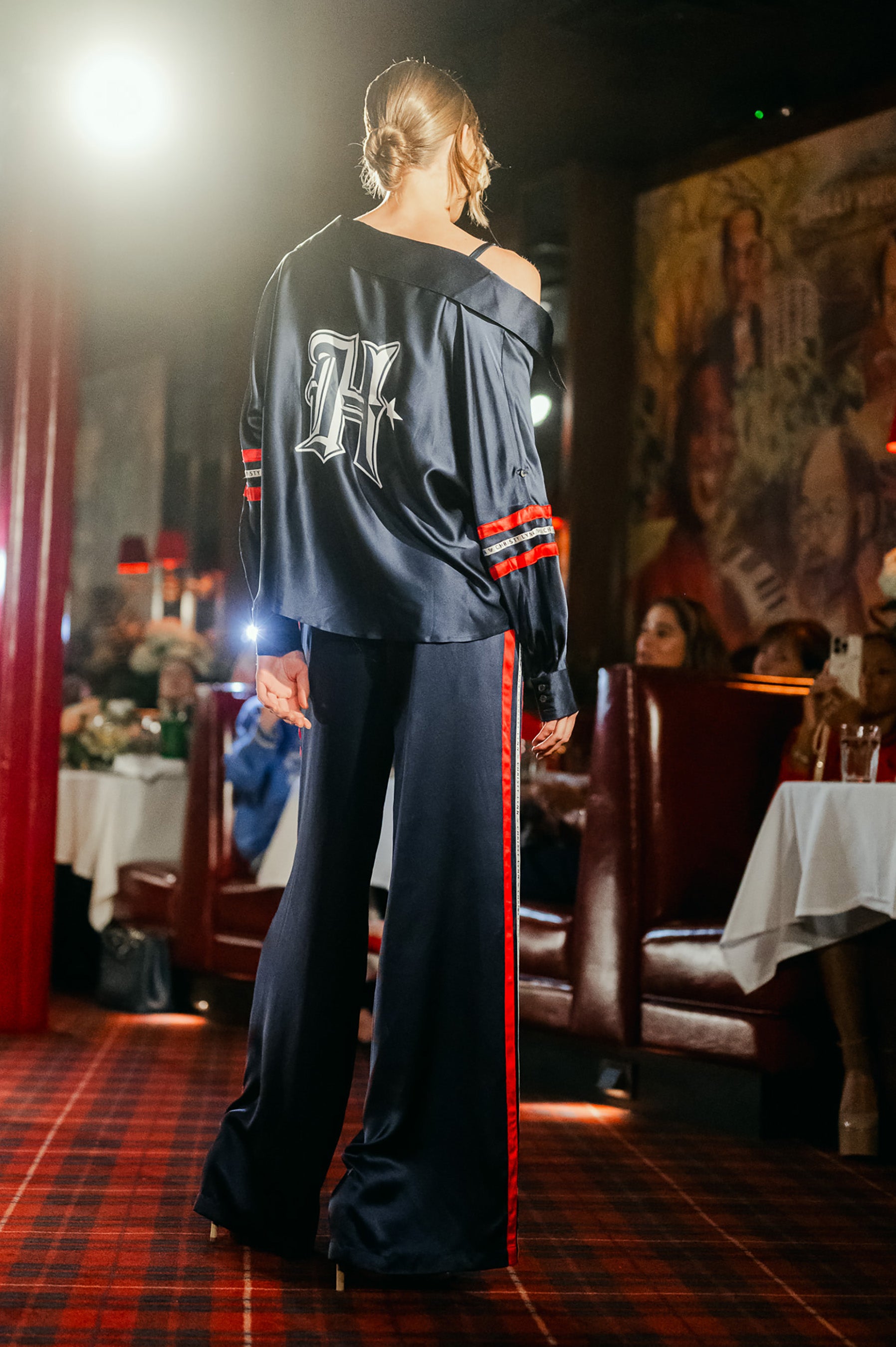 Texans Dasha Top - Deep Steel Blue