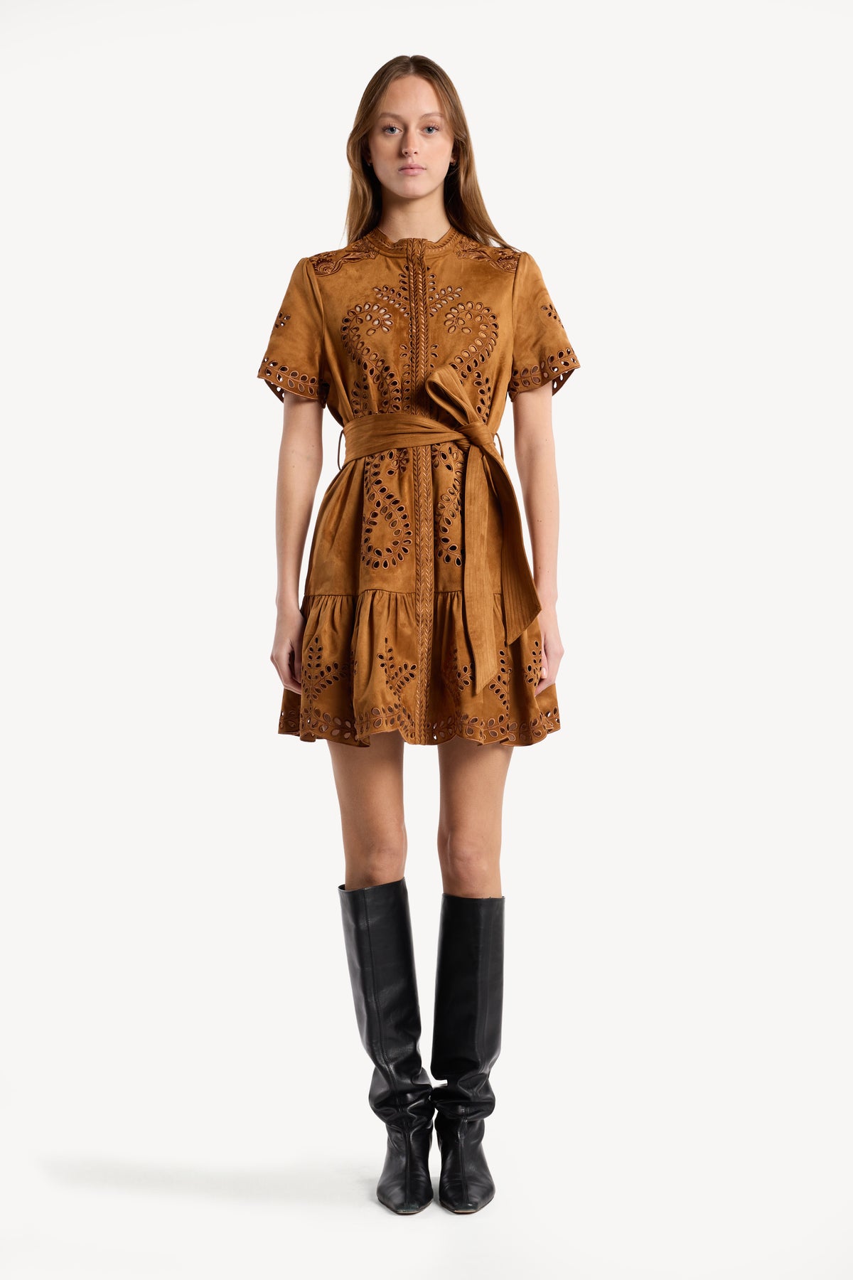 Sol Dress - Saddle Embroidery