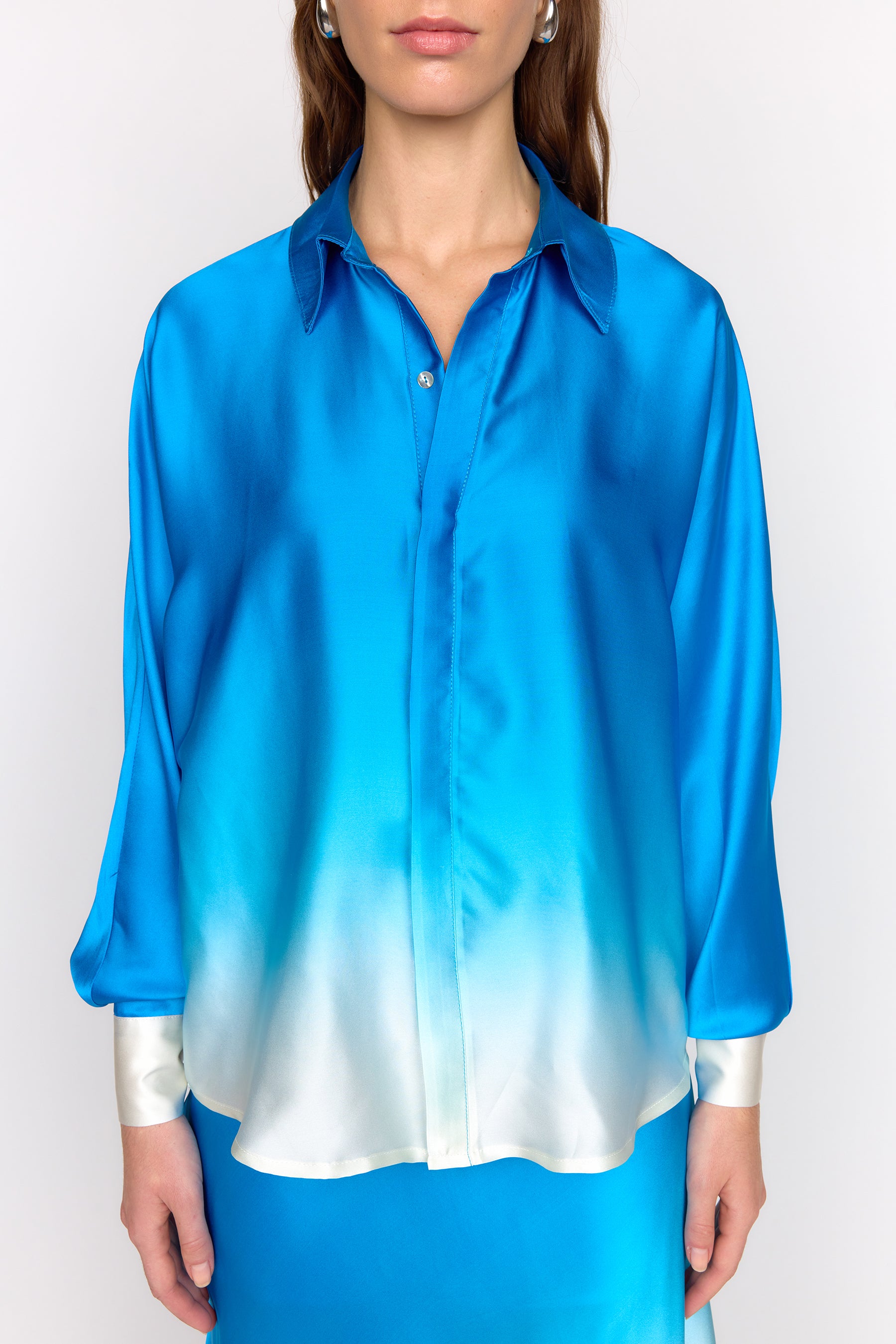 Ocean Current buy Dip Dye Button Down Large