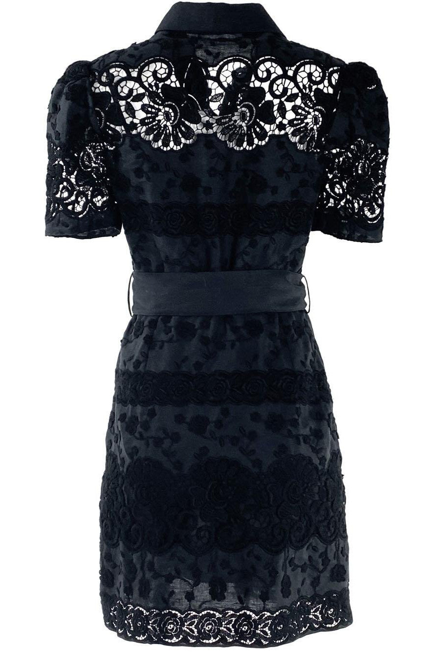 Valencia Dress - Black Floral