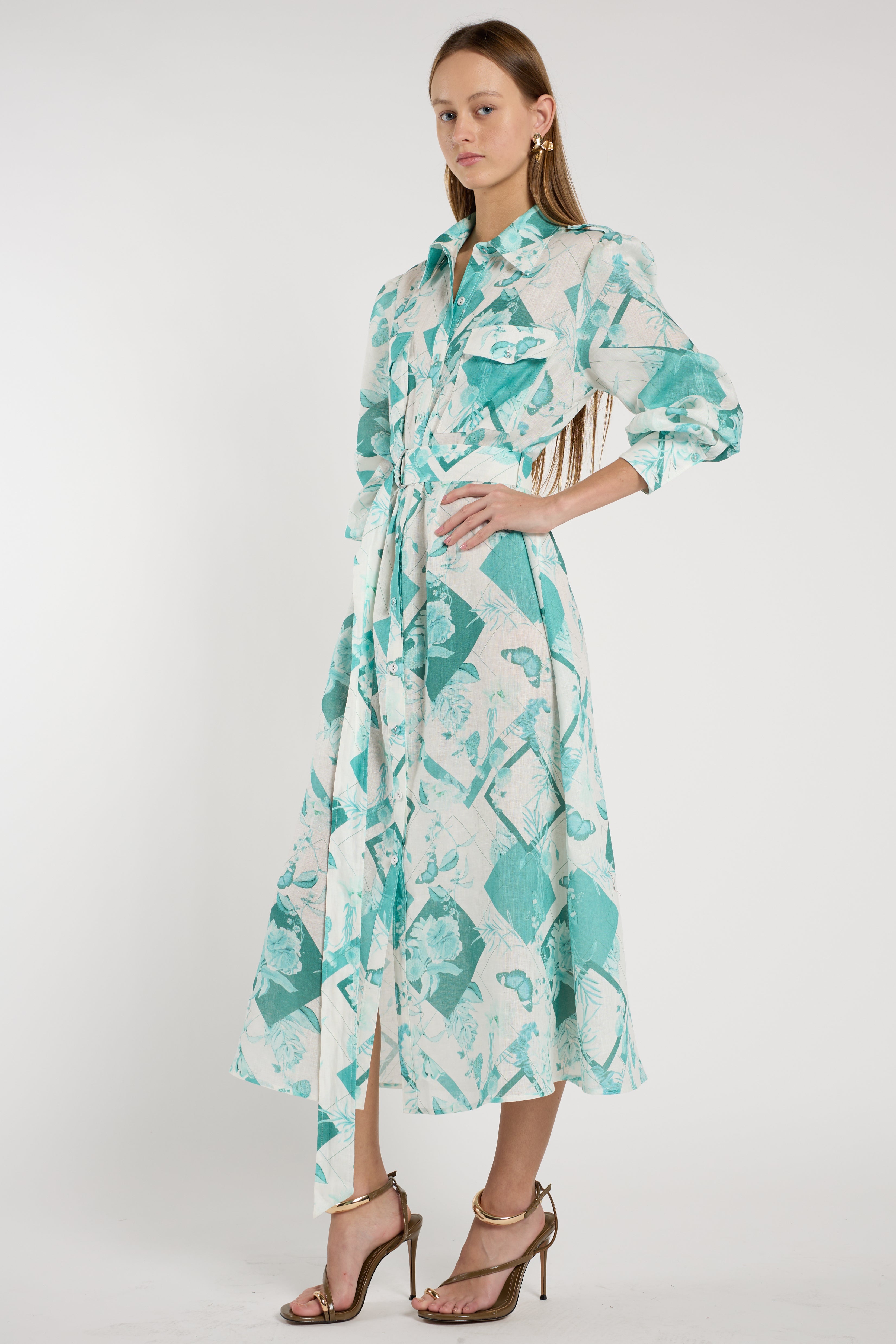 Darcy Dress - Sierra Teal