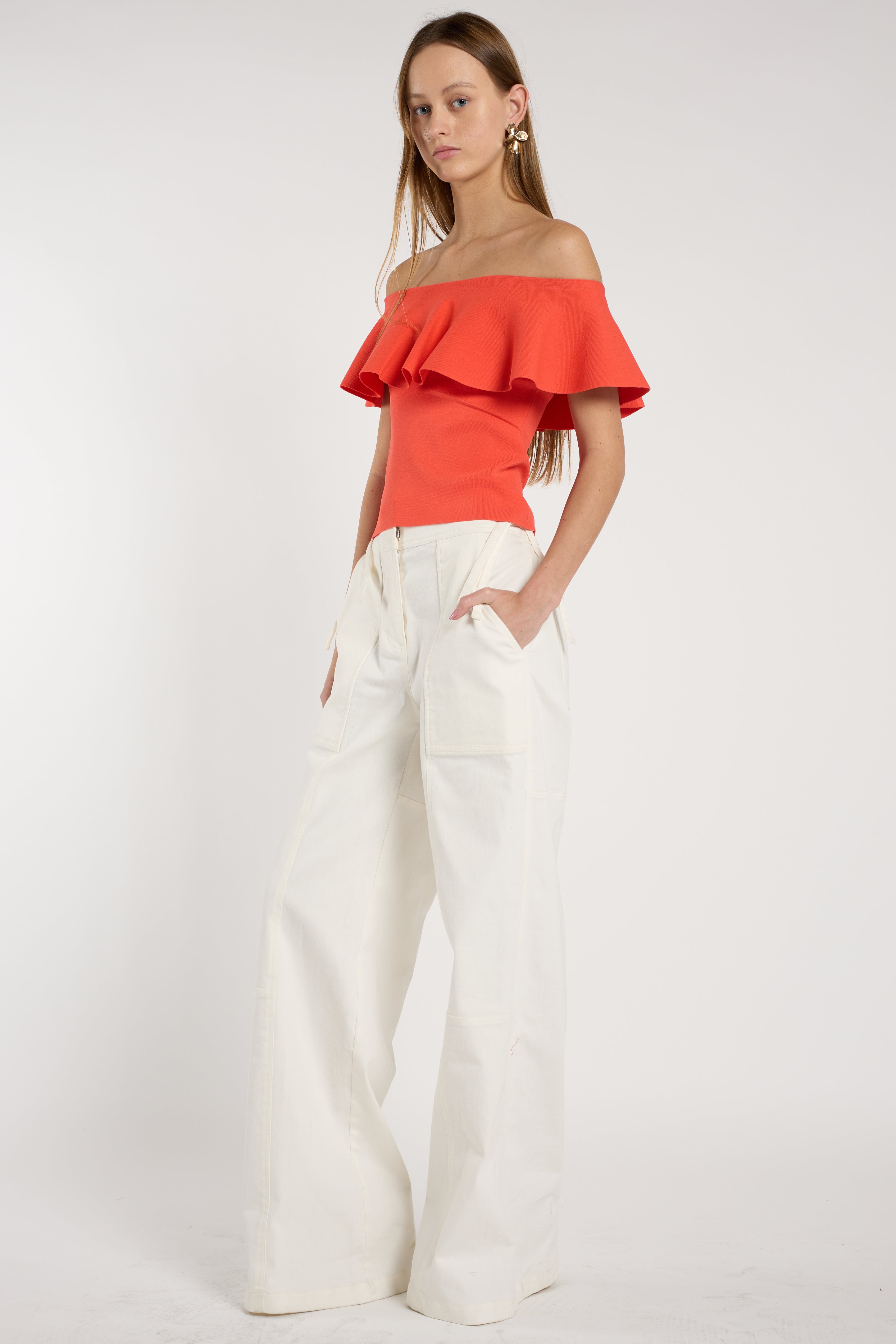 Aspyn Pant - White