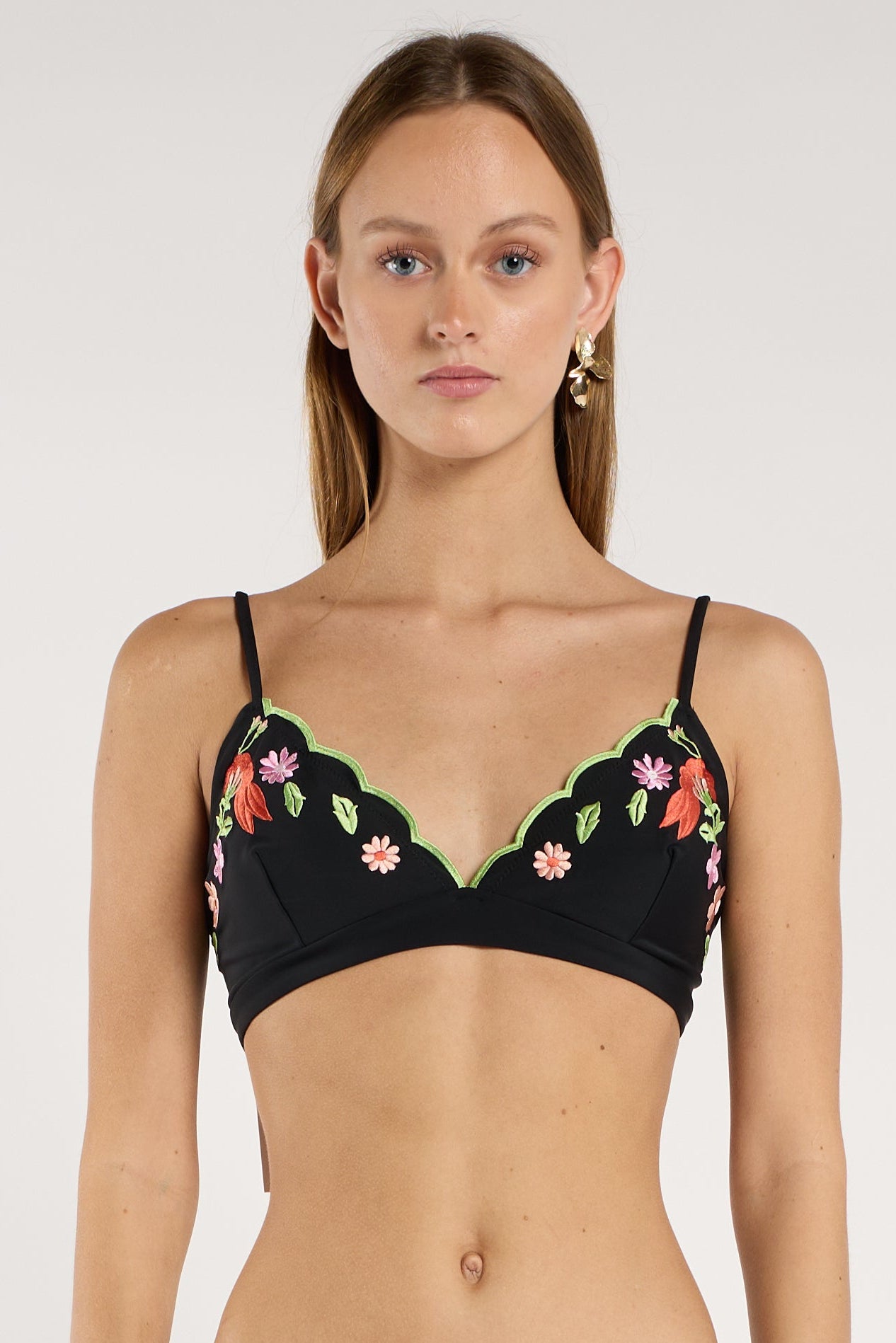 Lia Top - Jardin Embroidery