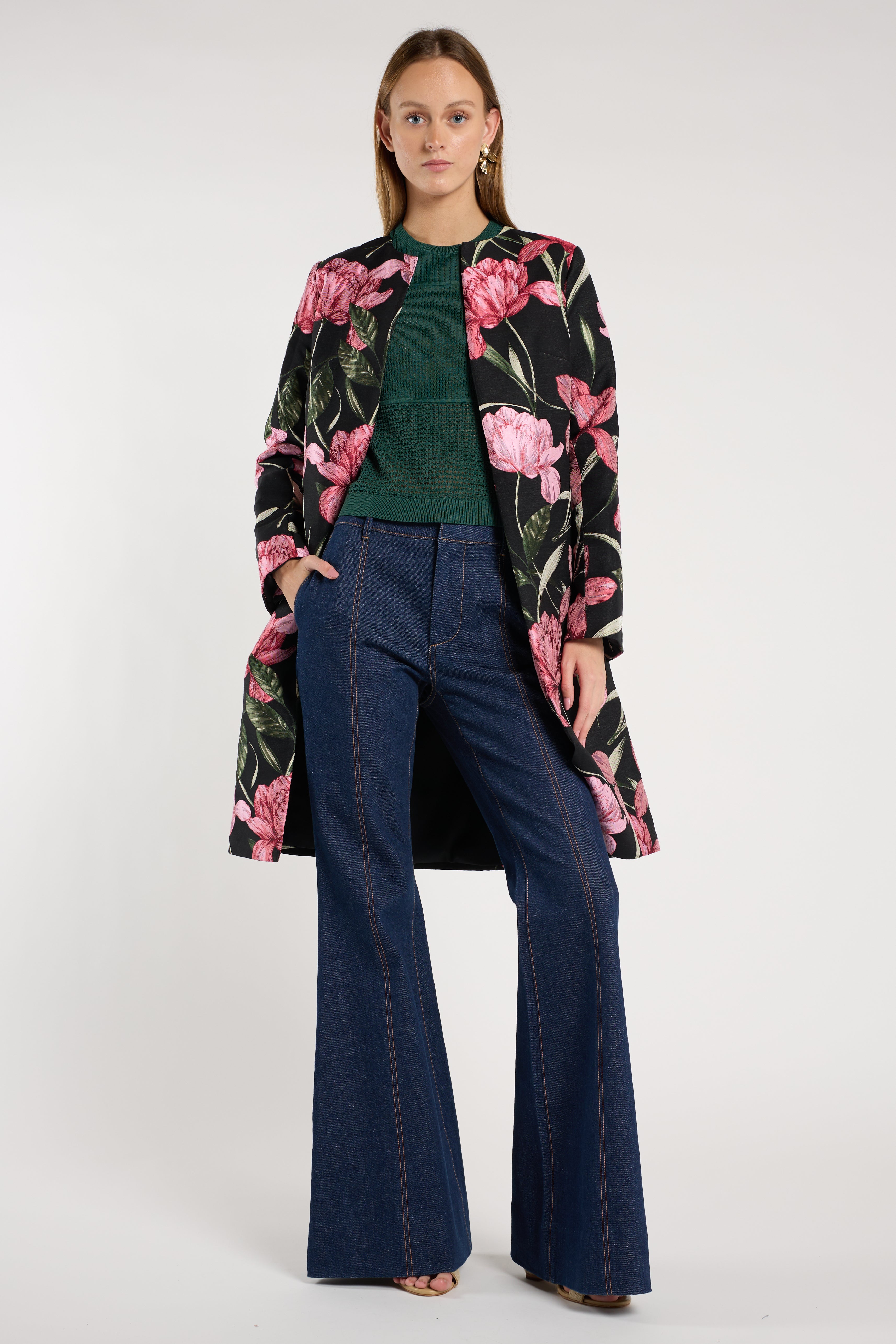 Porter Coat - Onyx Florette