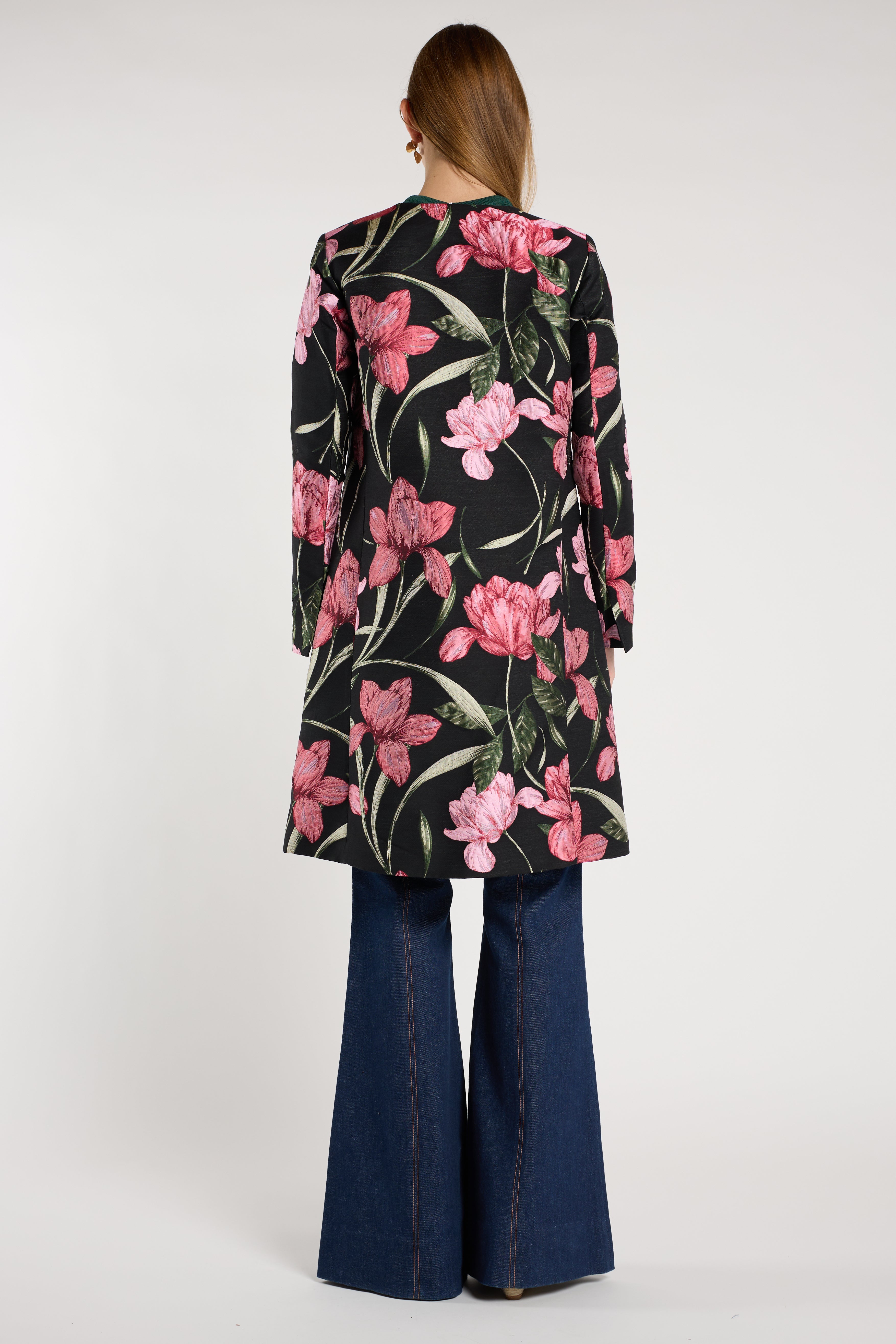 Porter Coat - Onyx Florette