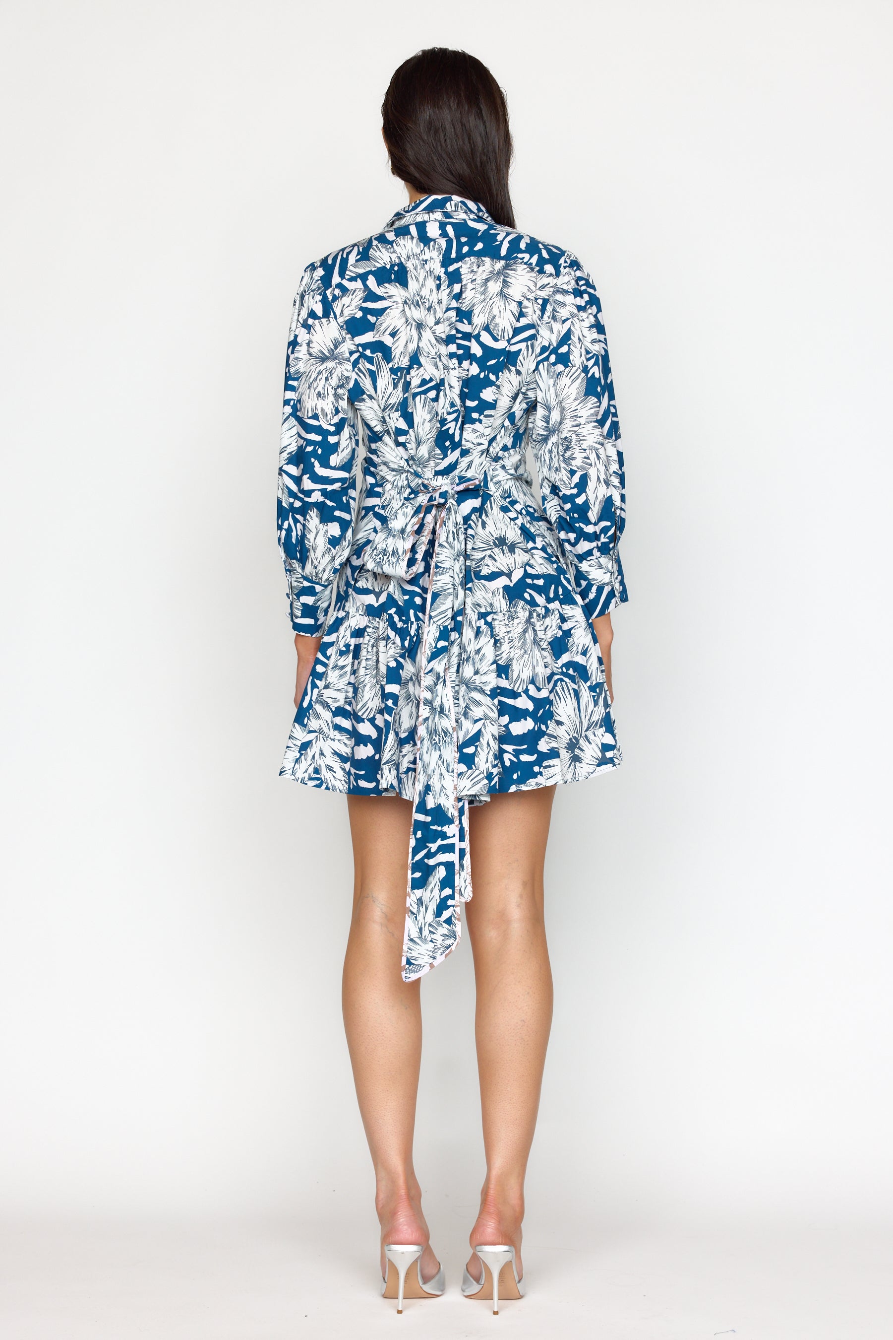 Emi Dress - Navy Lotus