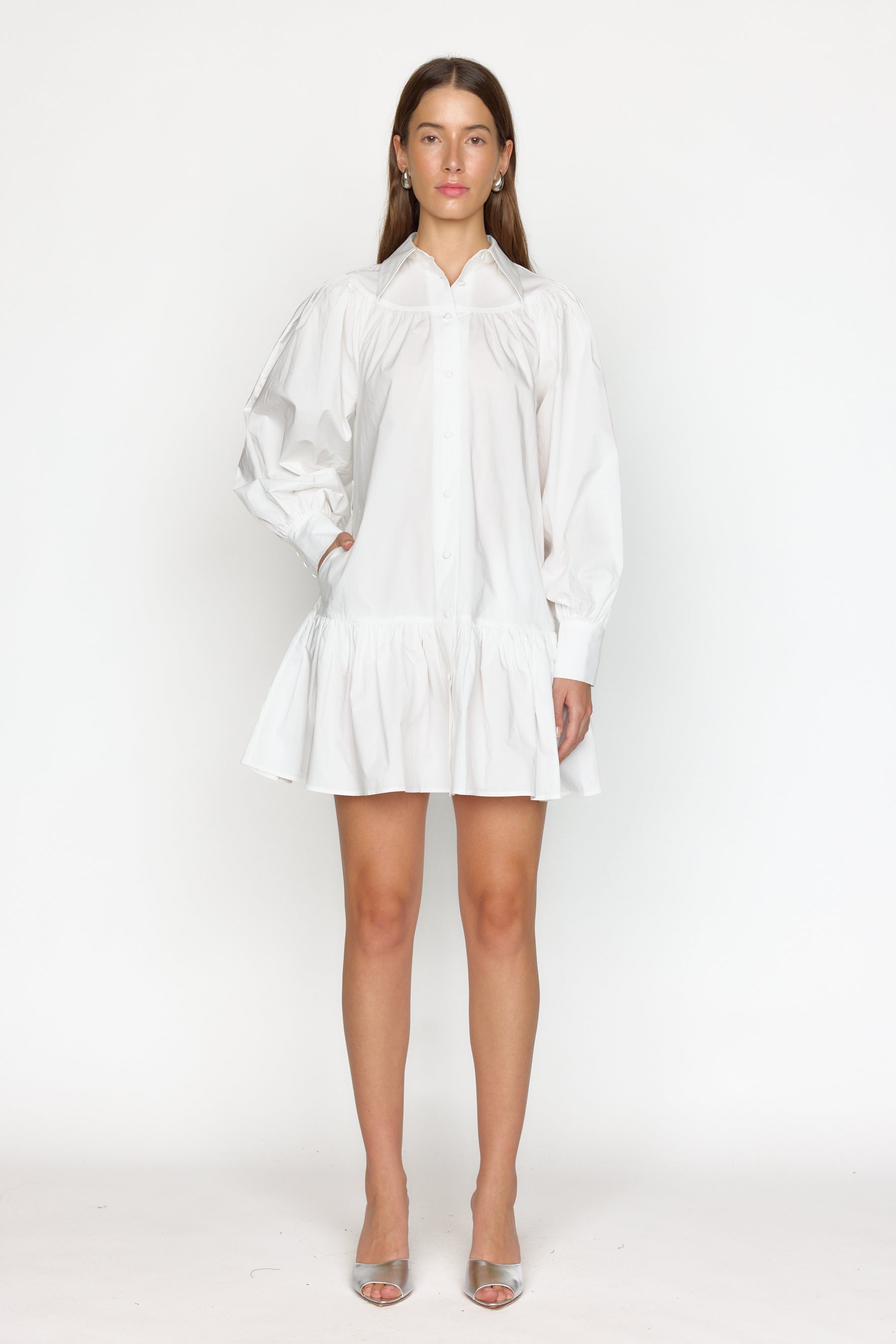 Haddie Dress - White
