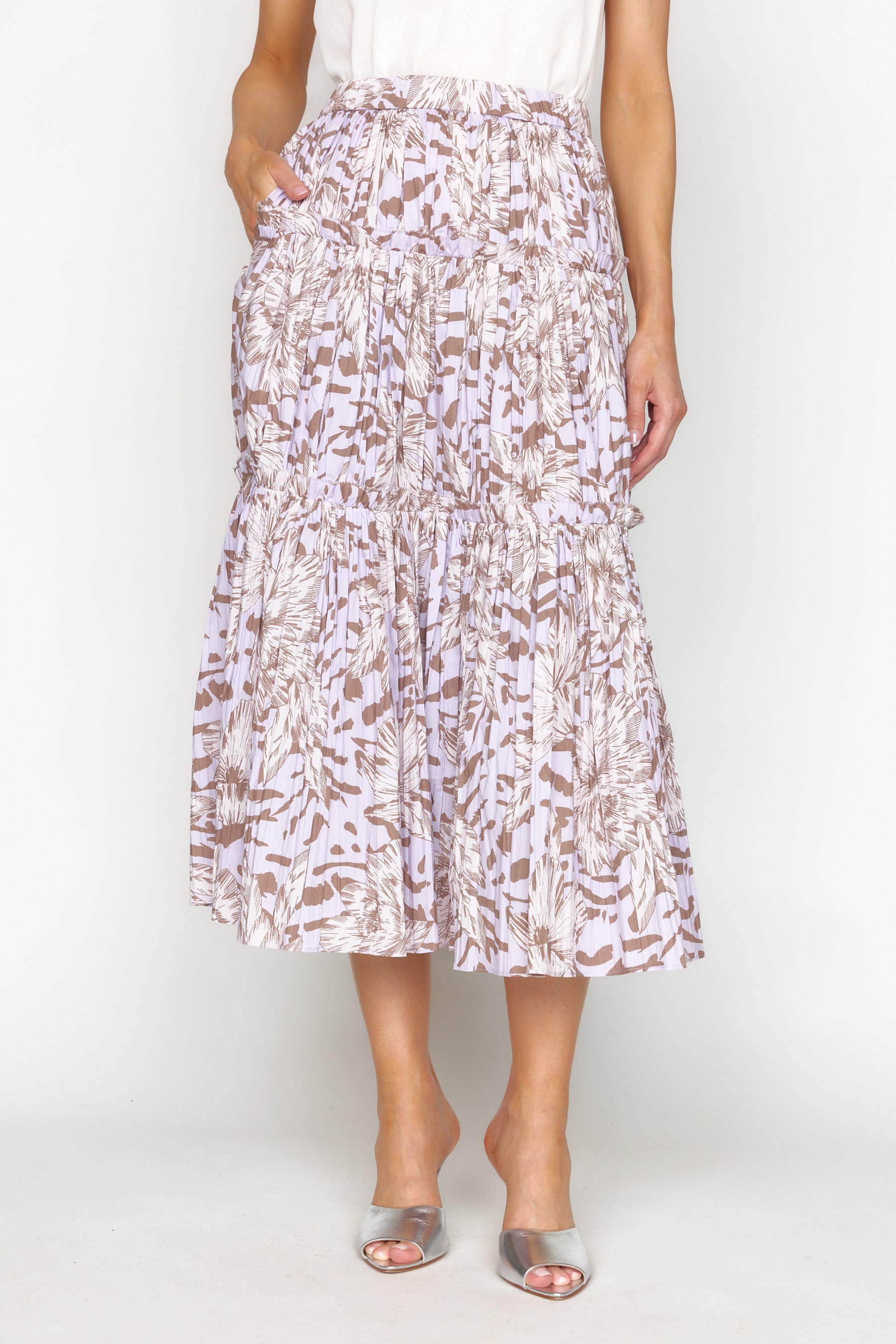 Quinn Skirt - Lilac Lotus