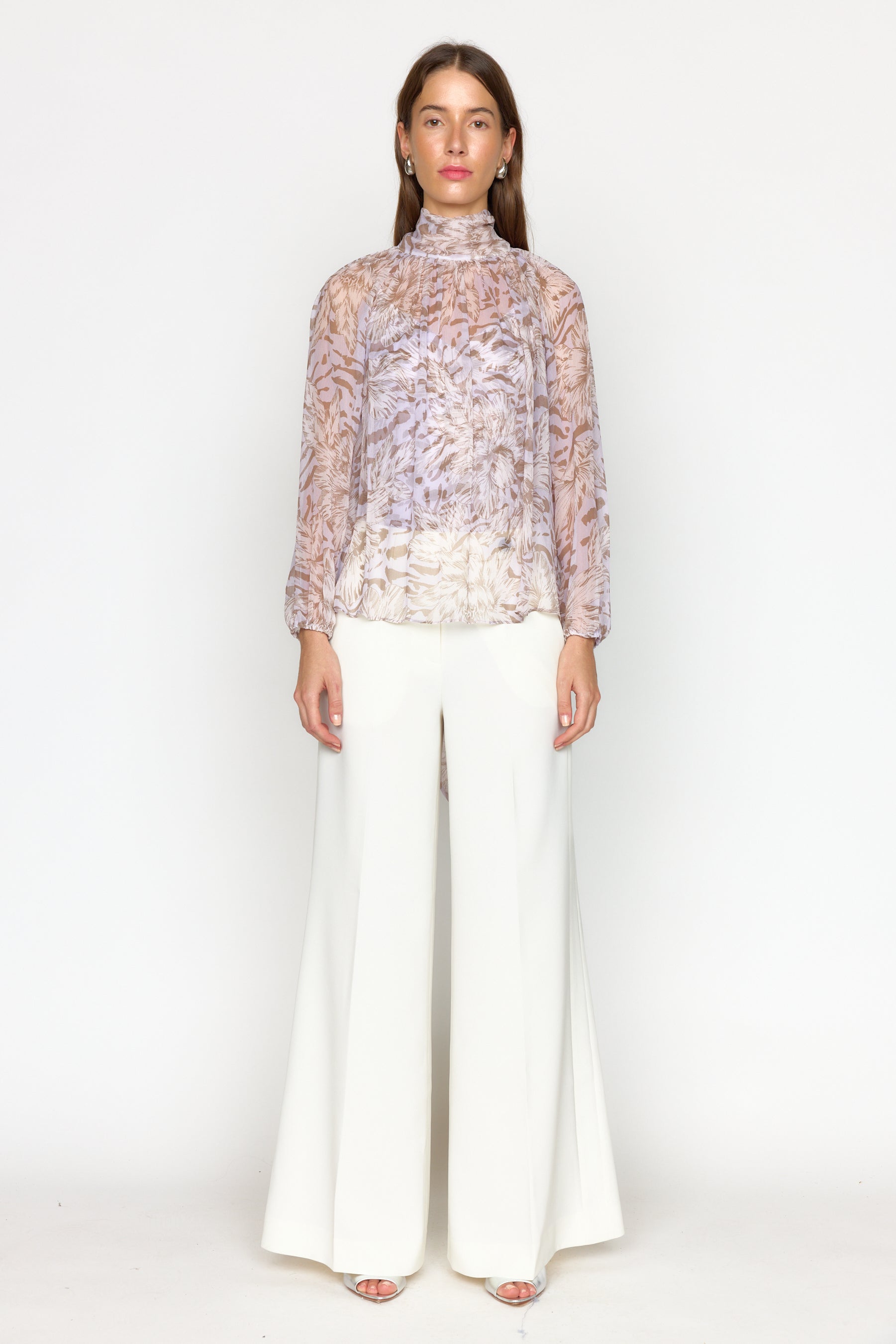 Teagan Blouse - Lilac Lotus