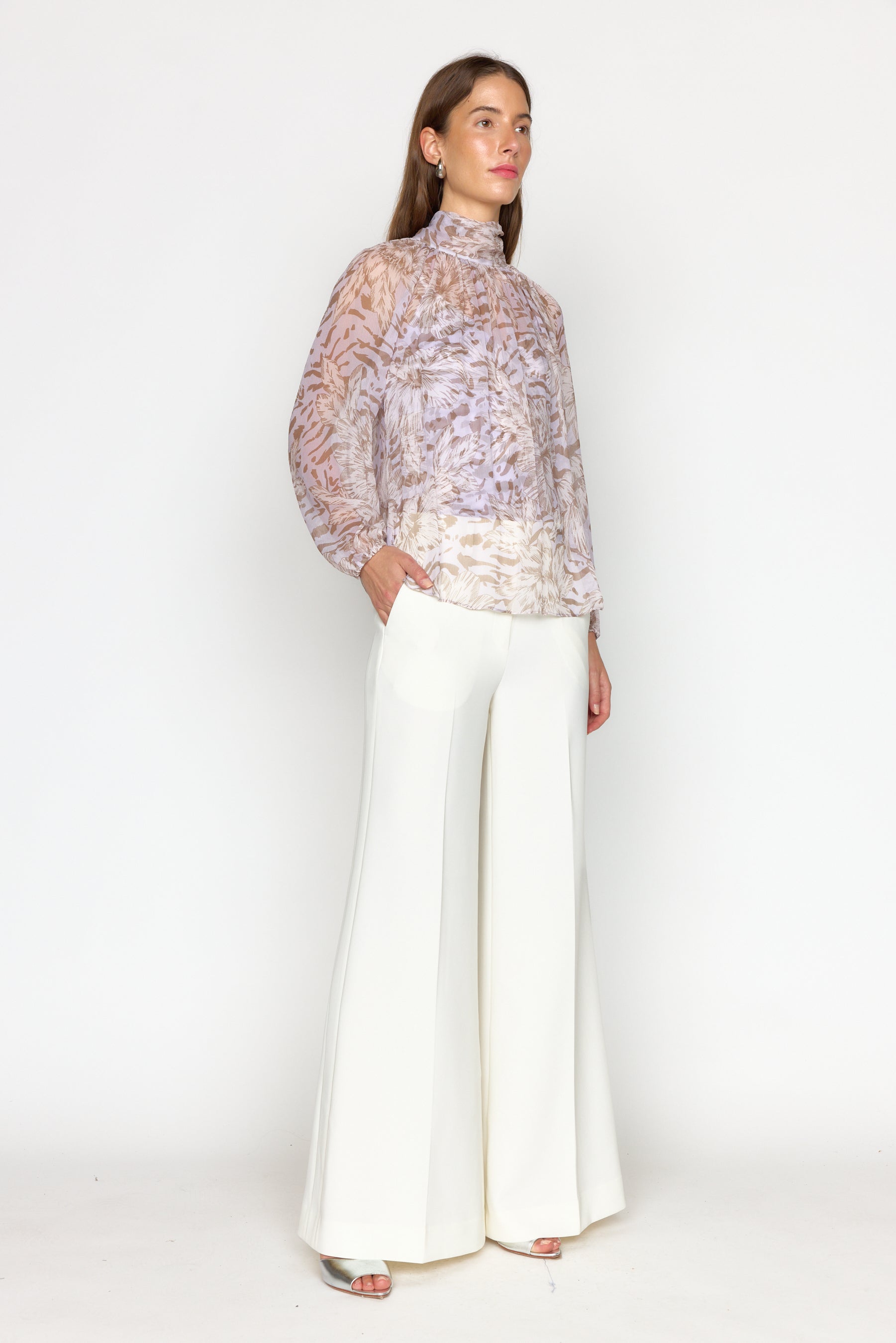 Teagan Blouse - Lilac Lotus