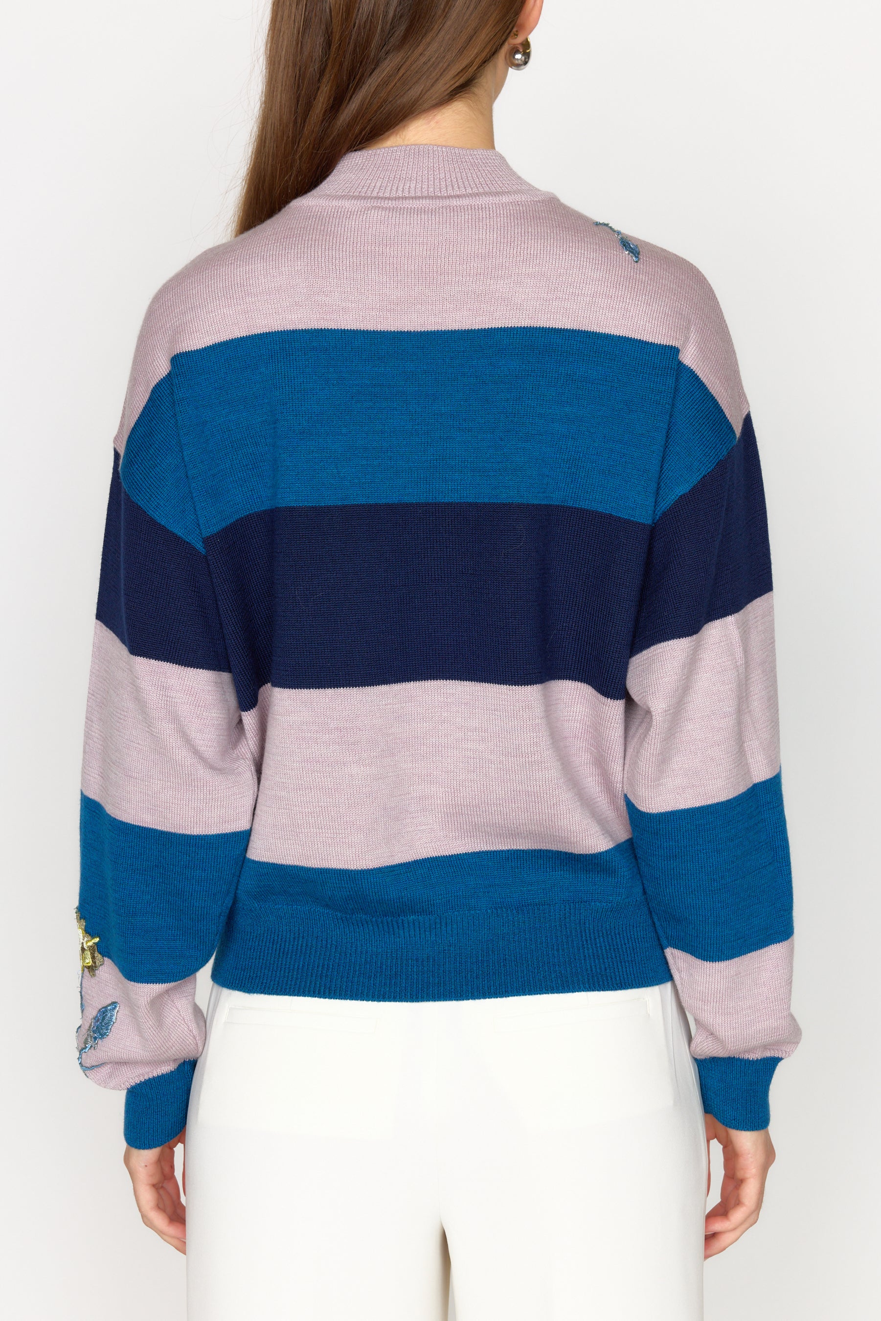 Bianca Sweater - Blue Stripe