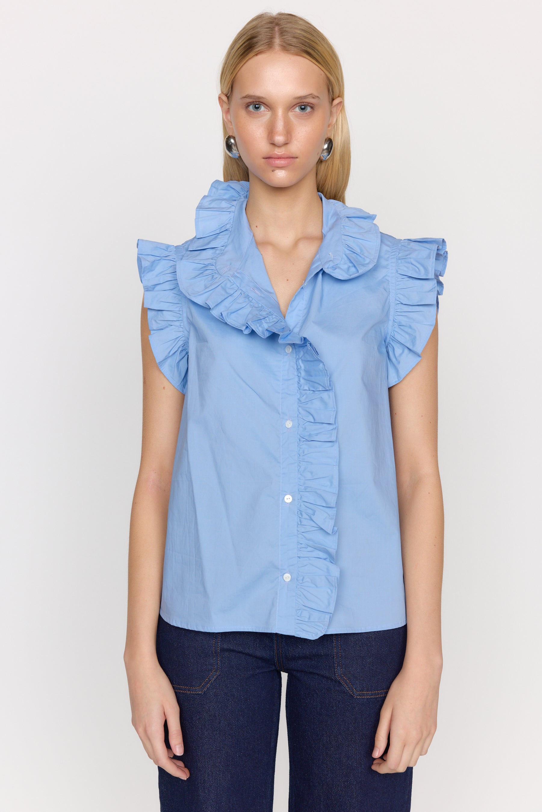 Marfa Top - Vista Blue