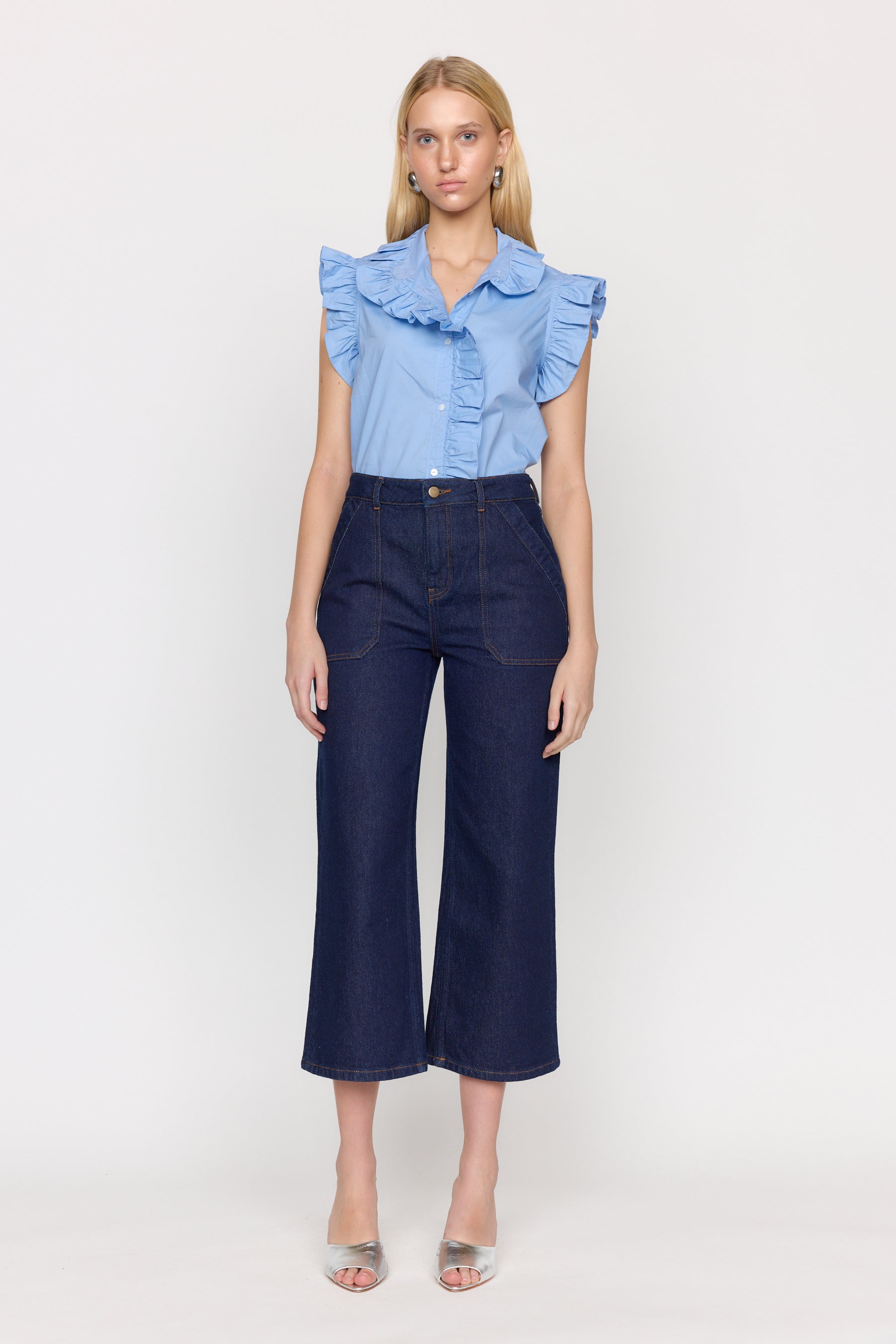 Marfa Top - Vista Blue