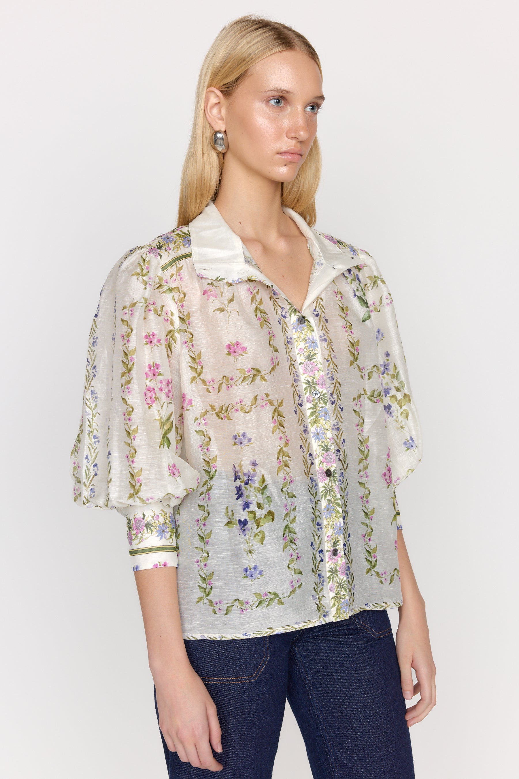 Maisy Top - Mosaic Ivory