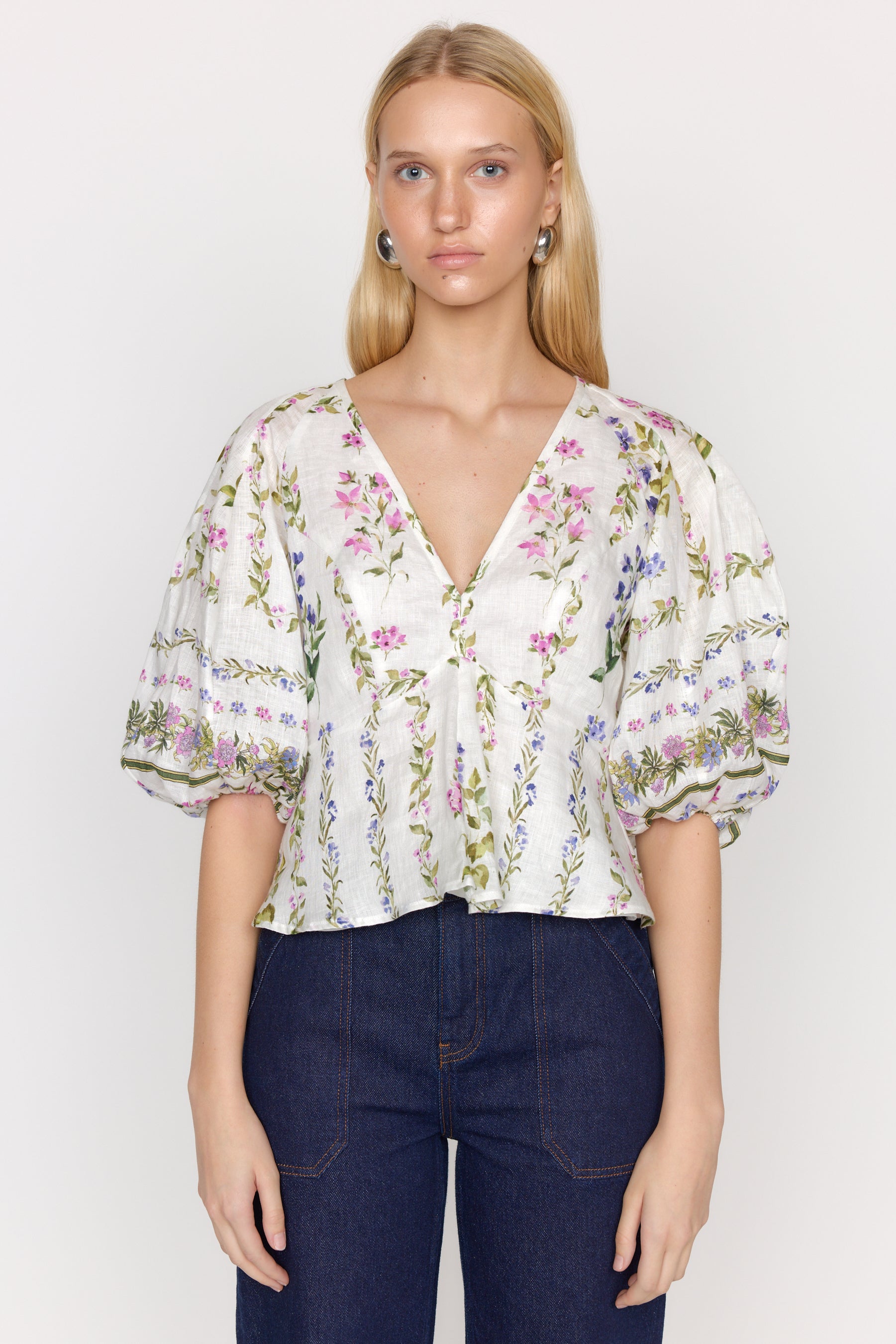 Raven Top - Mosaic Ivory