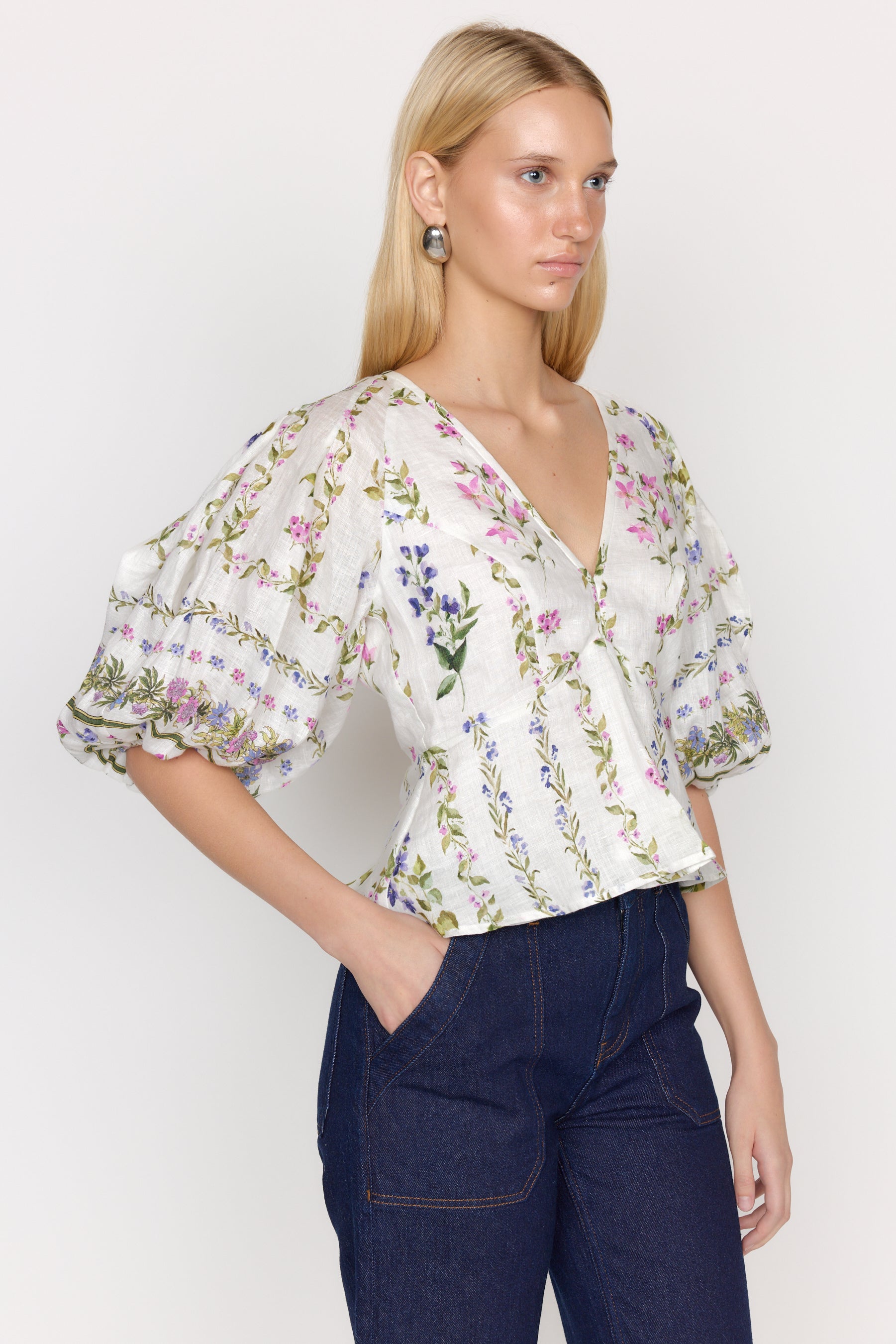 Raven Top - Mosaic Ivory