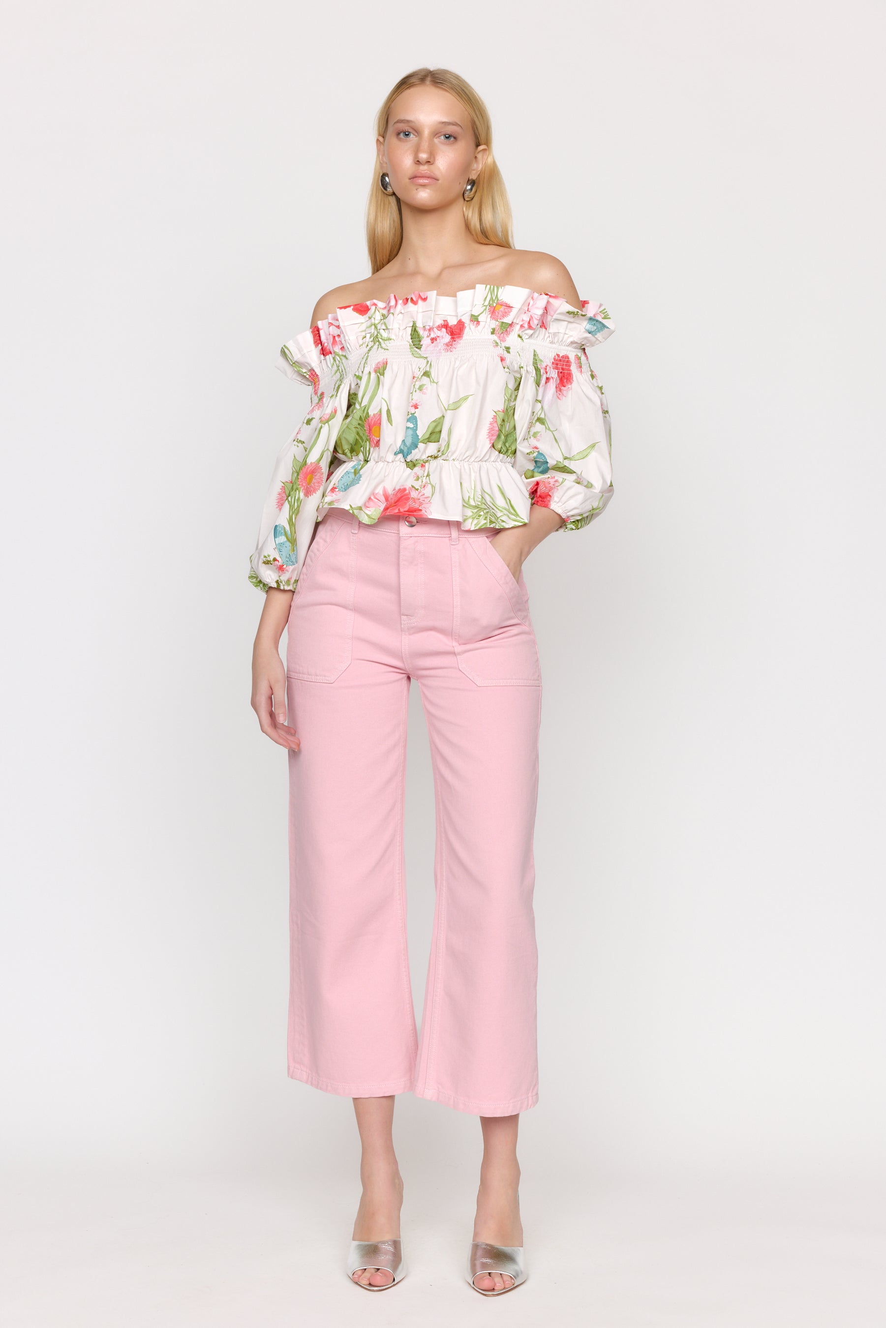Delphi Top - Monarch Ivory
