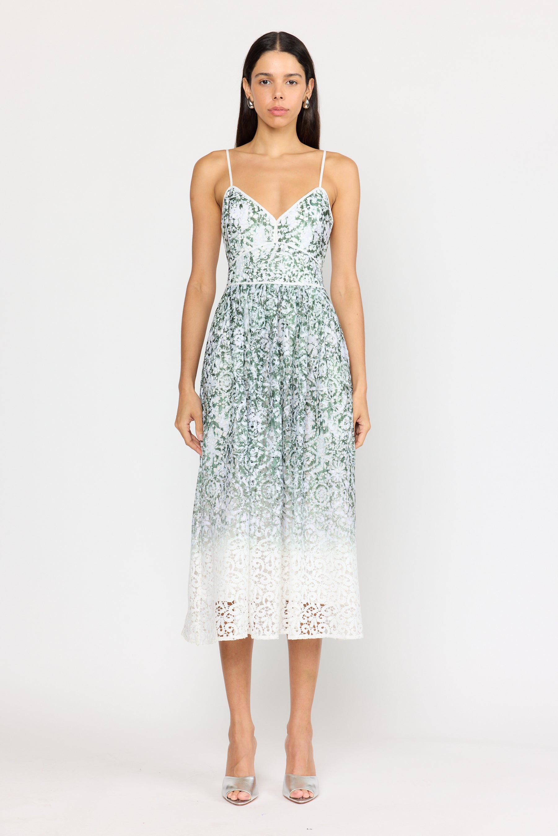 lainey midi dress sage Leilani Dress