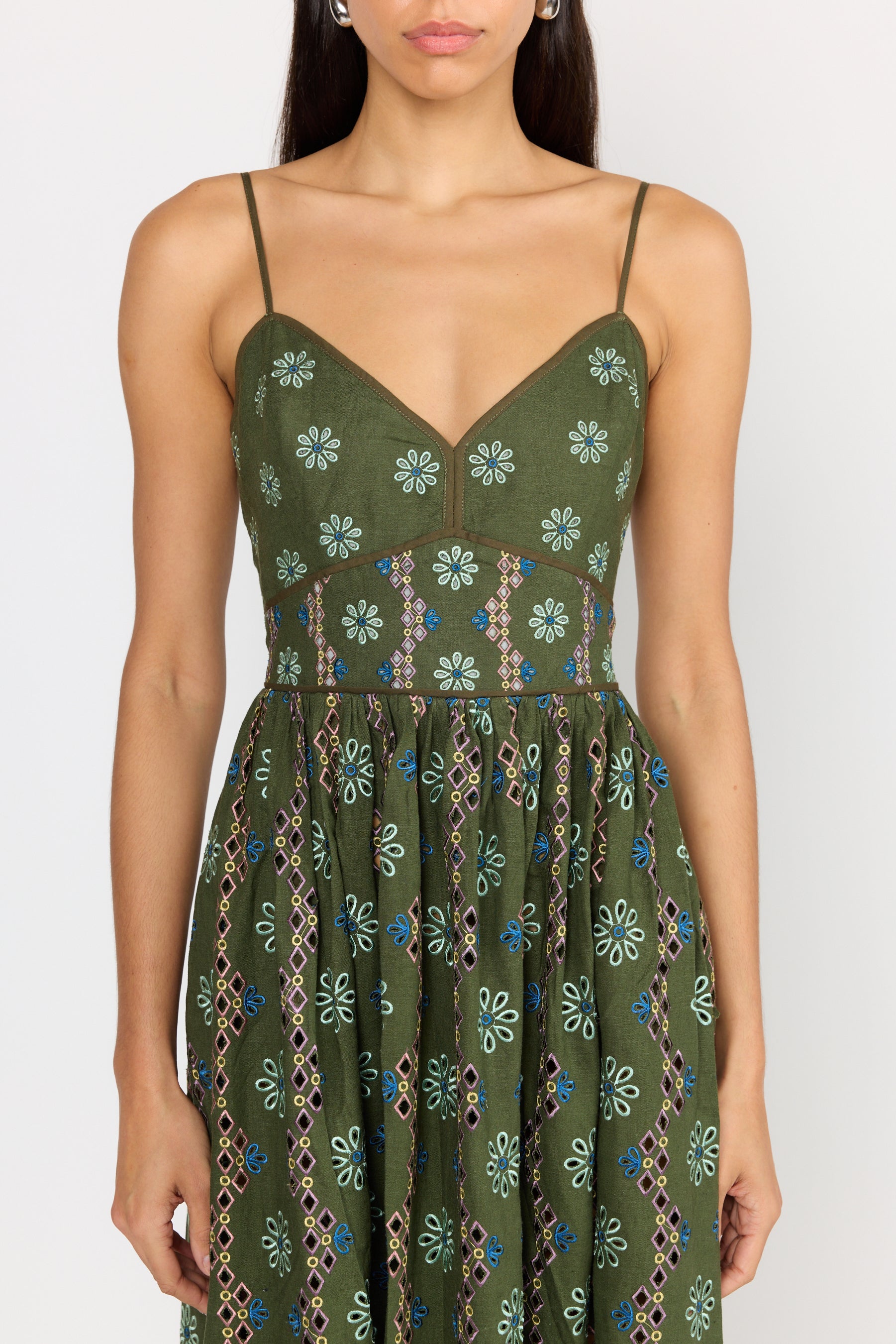 Laurel Dress - Capri Olive