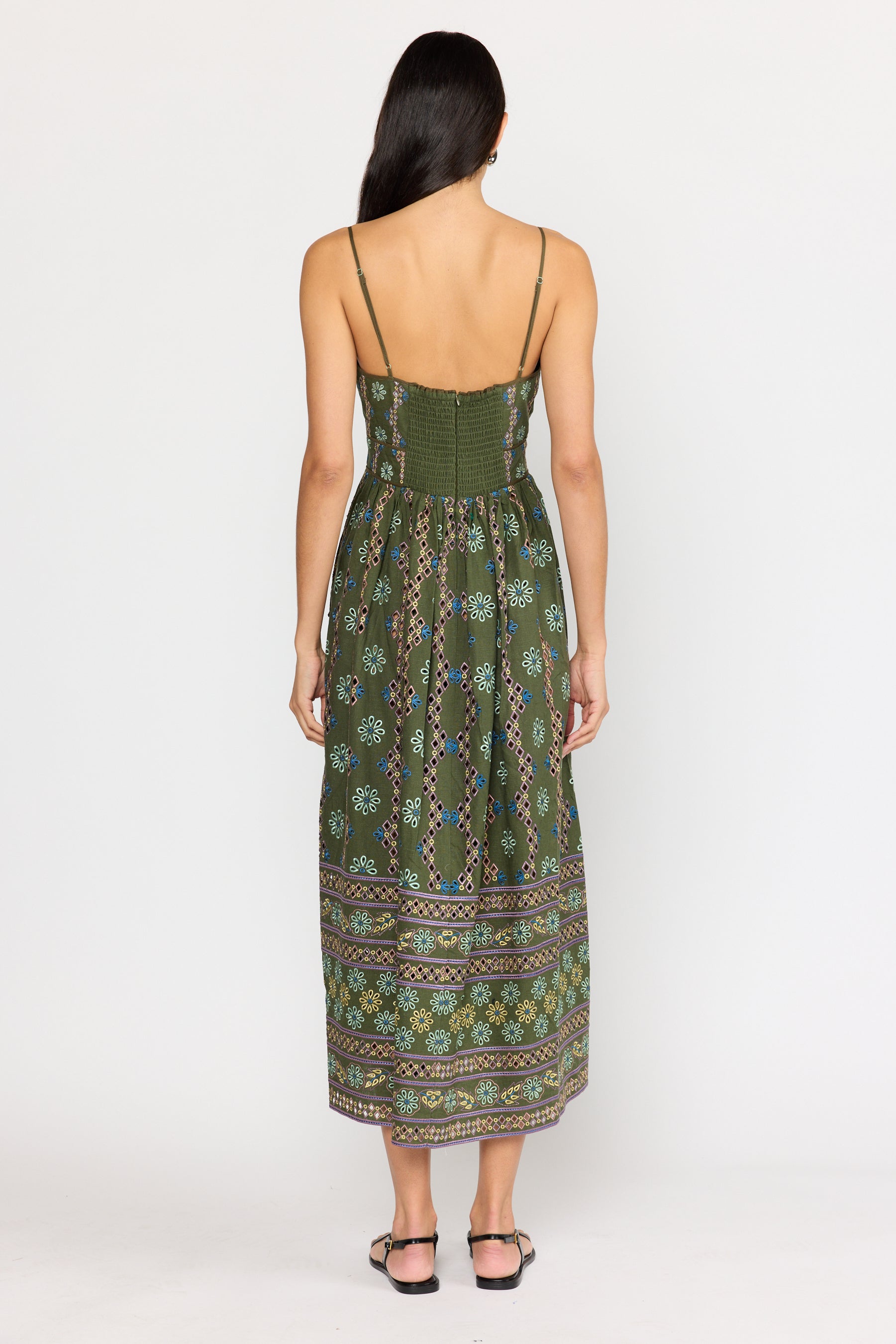Laurel Dress - Capri Olive