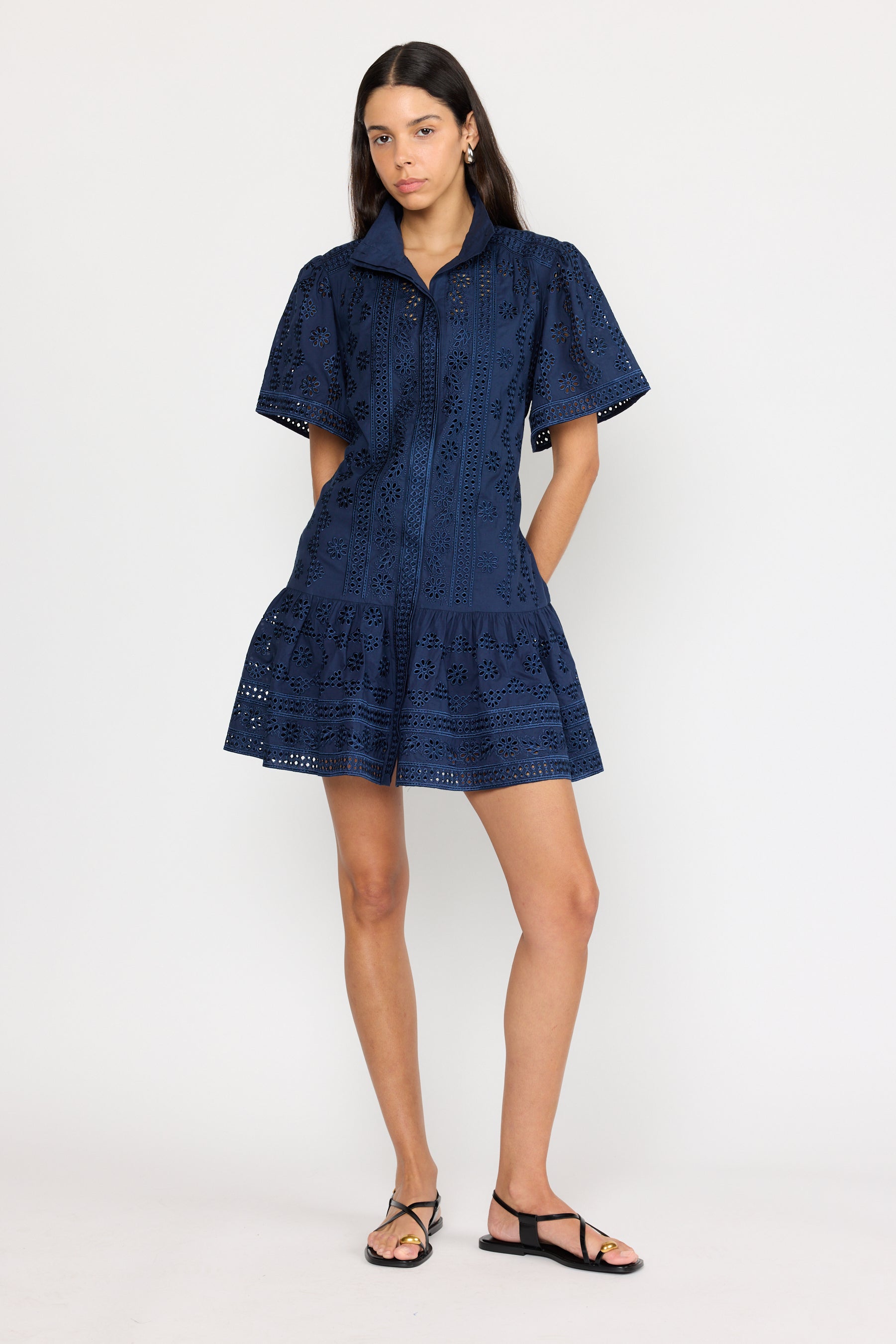 Drew Dress - Navy M