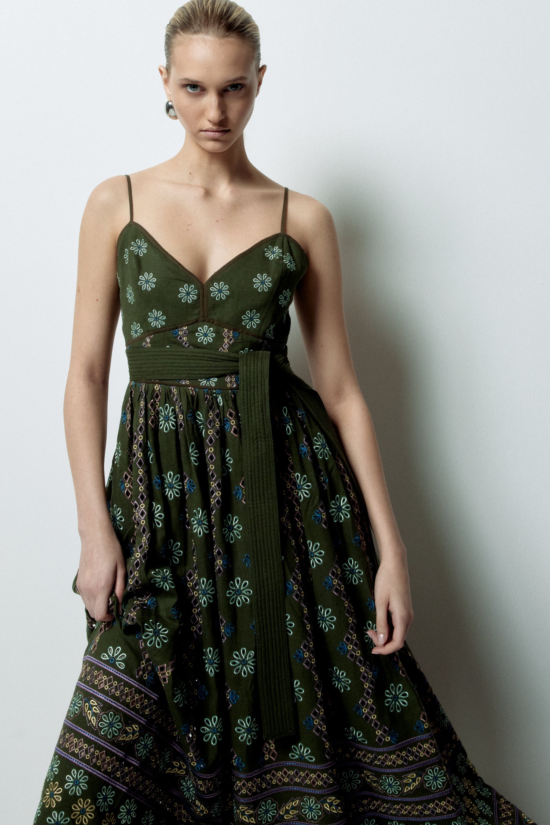 Laurel Dress - Capri Olive