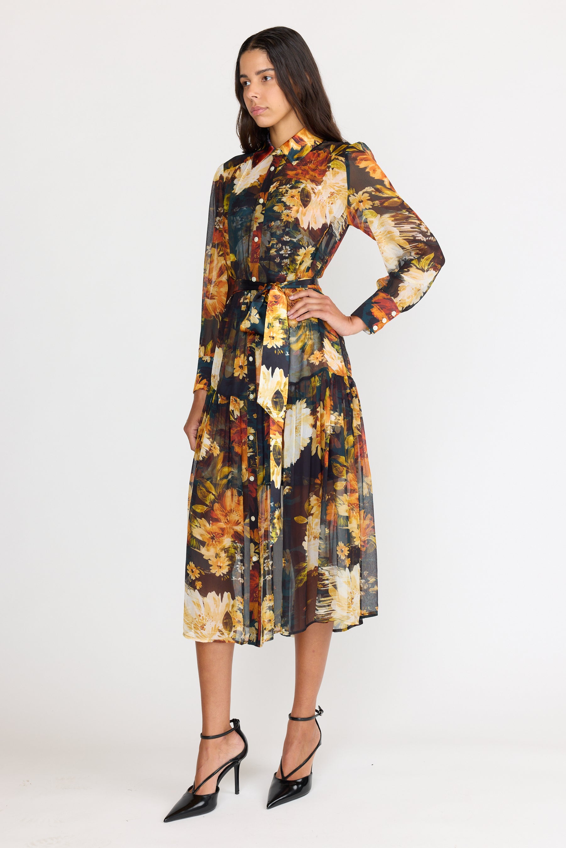 Kristen Dress - Amber Glow