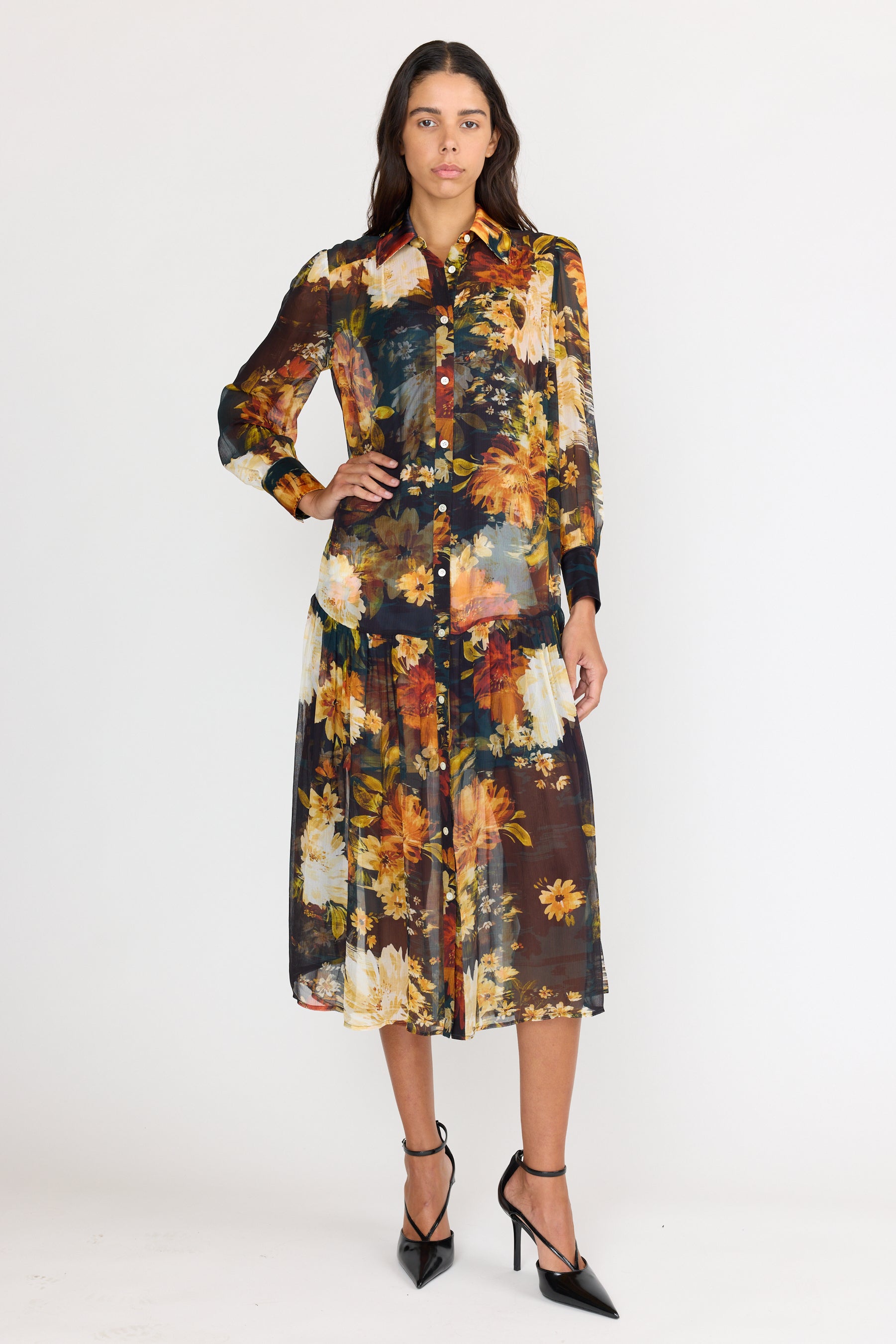 Kristen Dress - Amber Glow