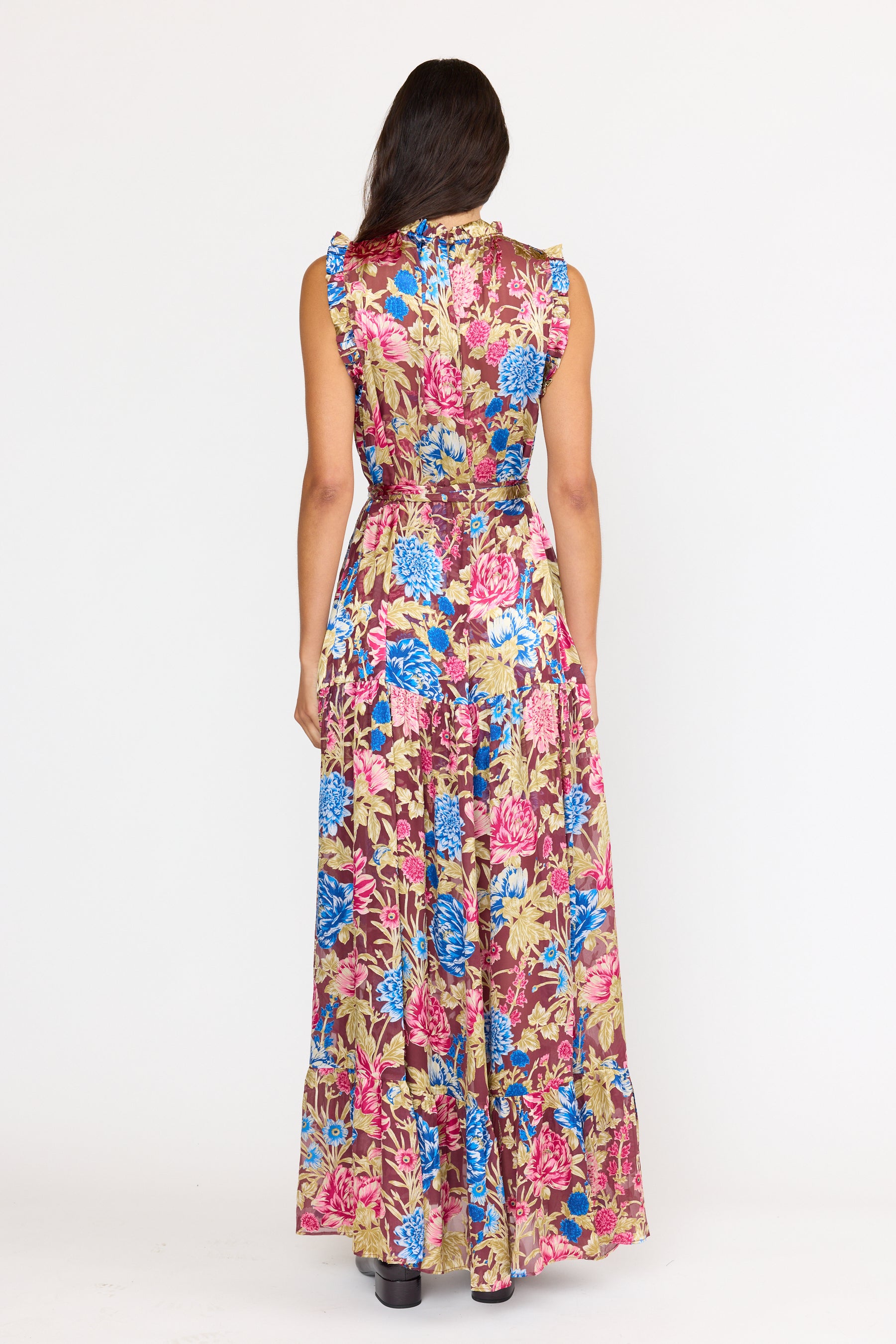 Damien Dress - Carmine Floral