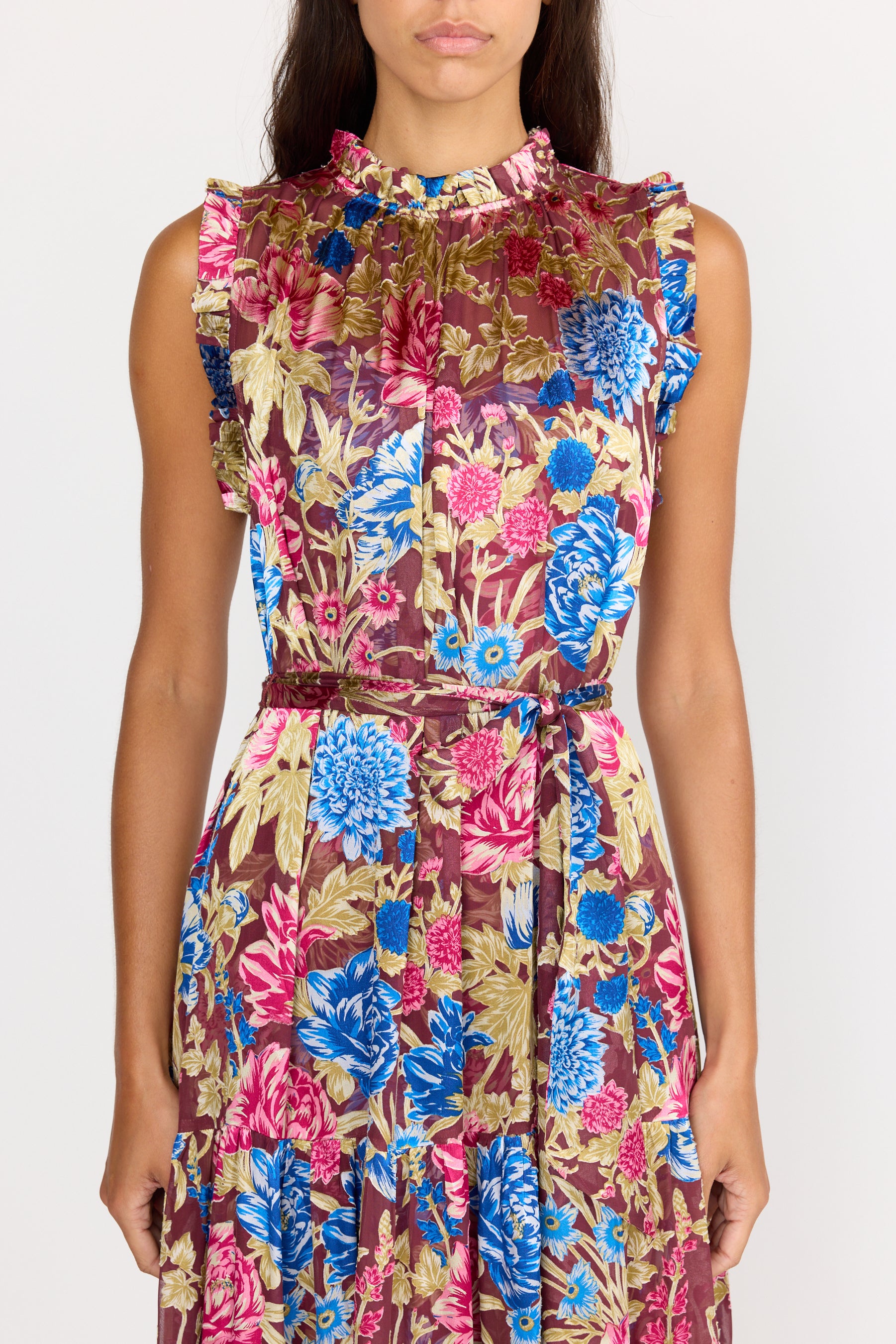 Damien Dress - Carmine Floral
