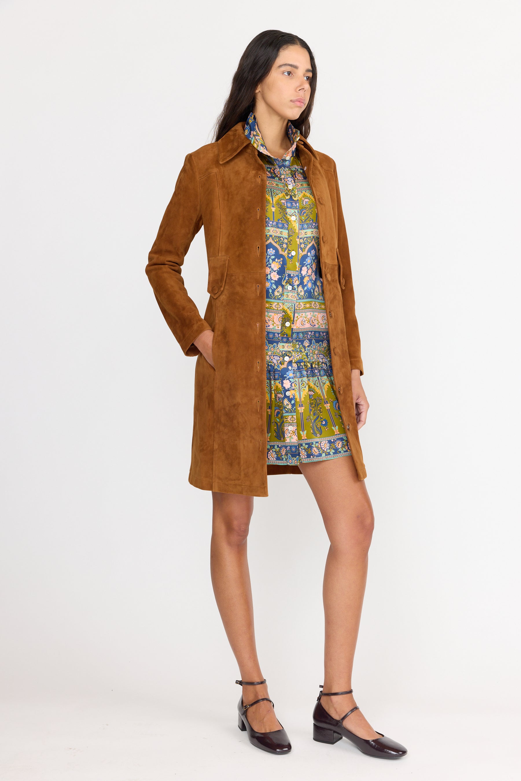 Ricci Coat - Saddle
