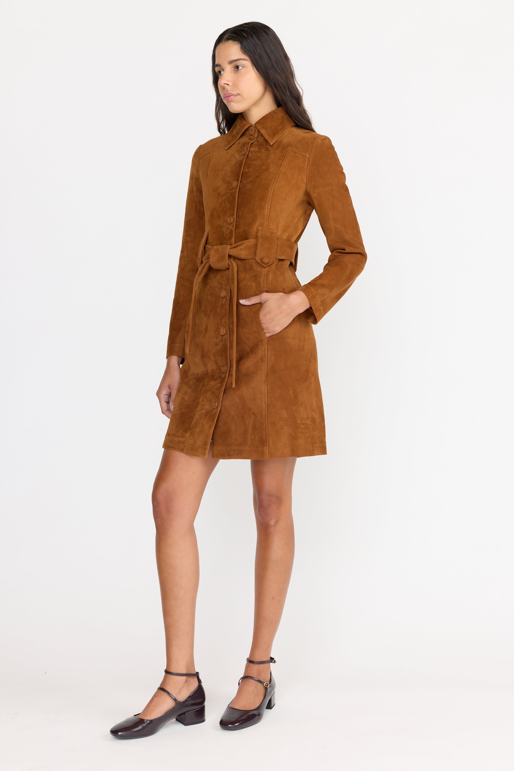 Ricci Coat - Saddle