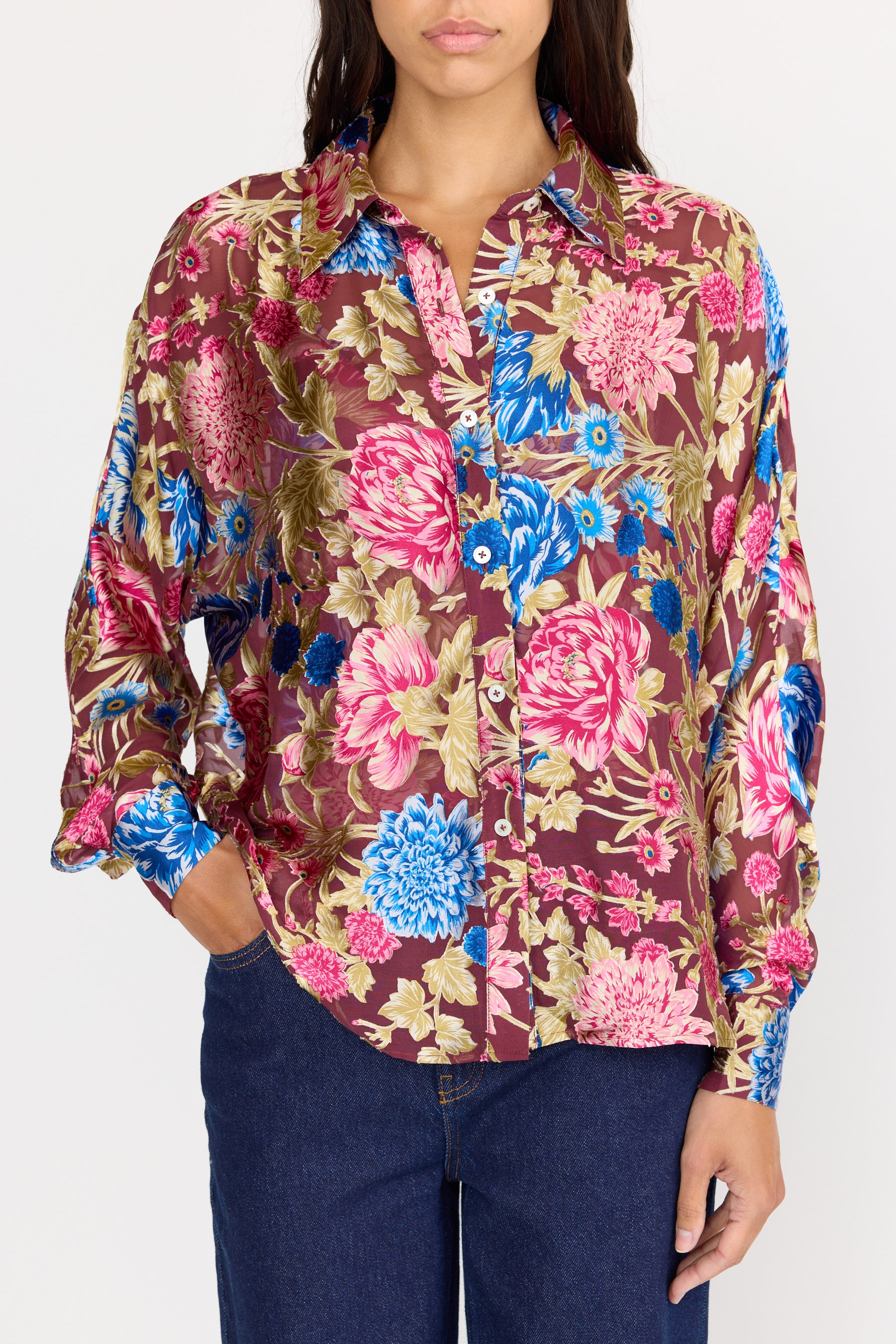 Rosario Top - Carmine Floral