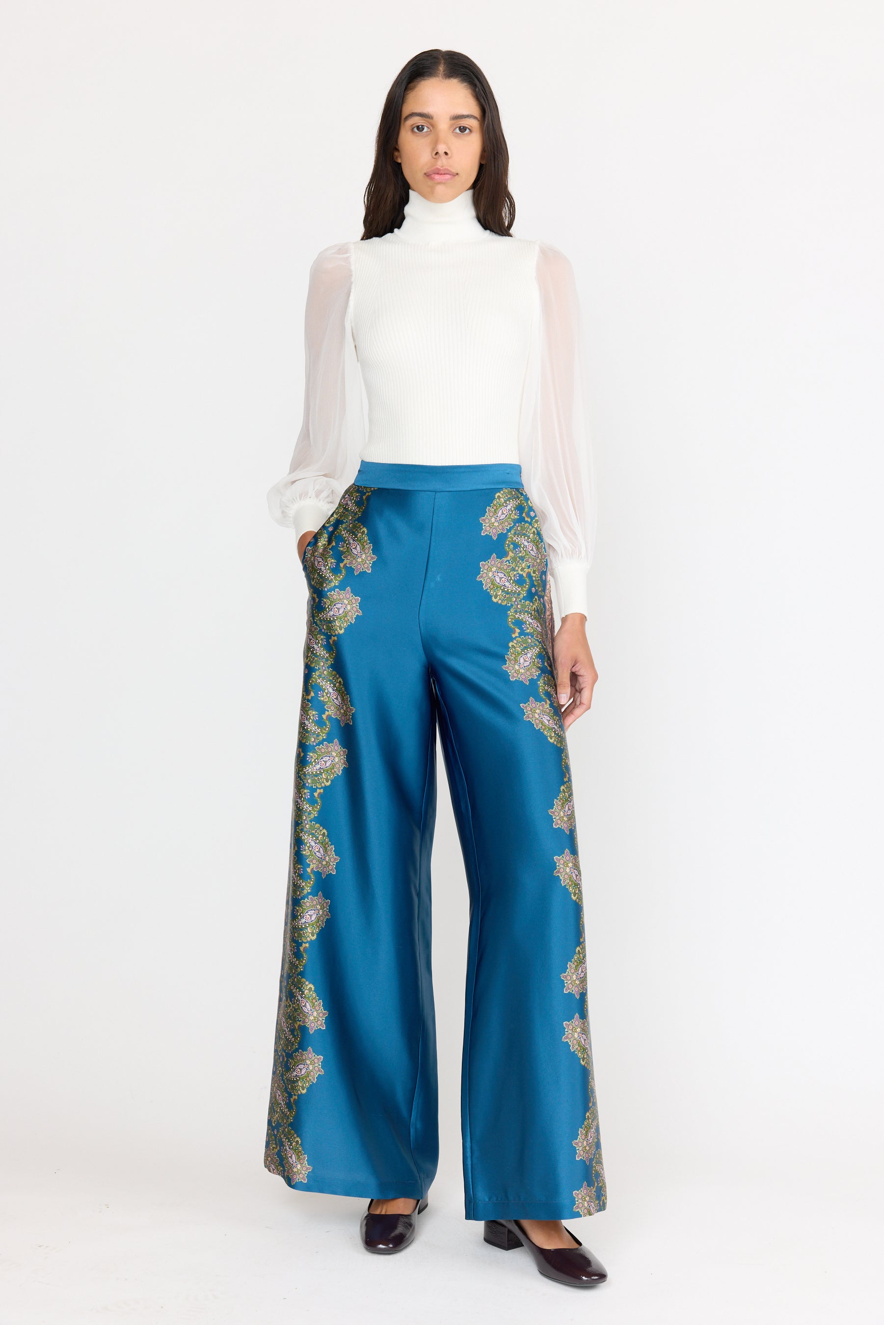 Marta Pant - Prussian Paisley