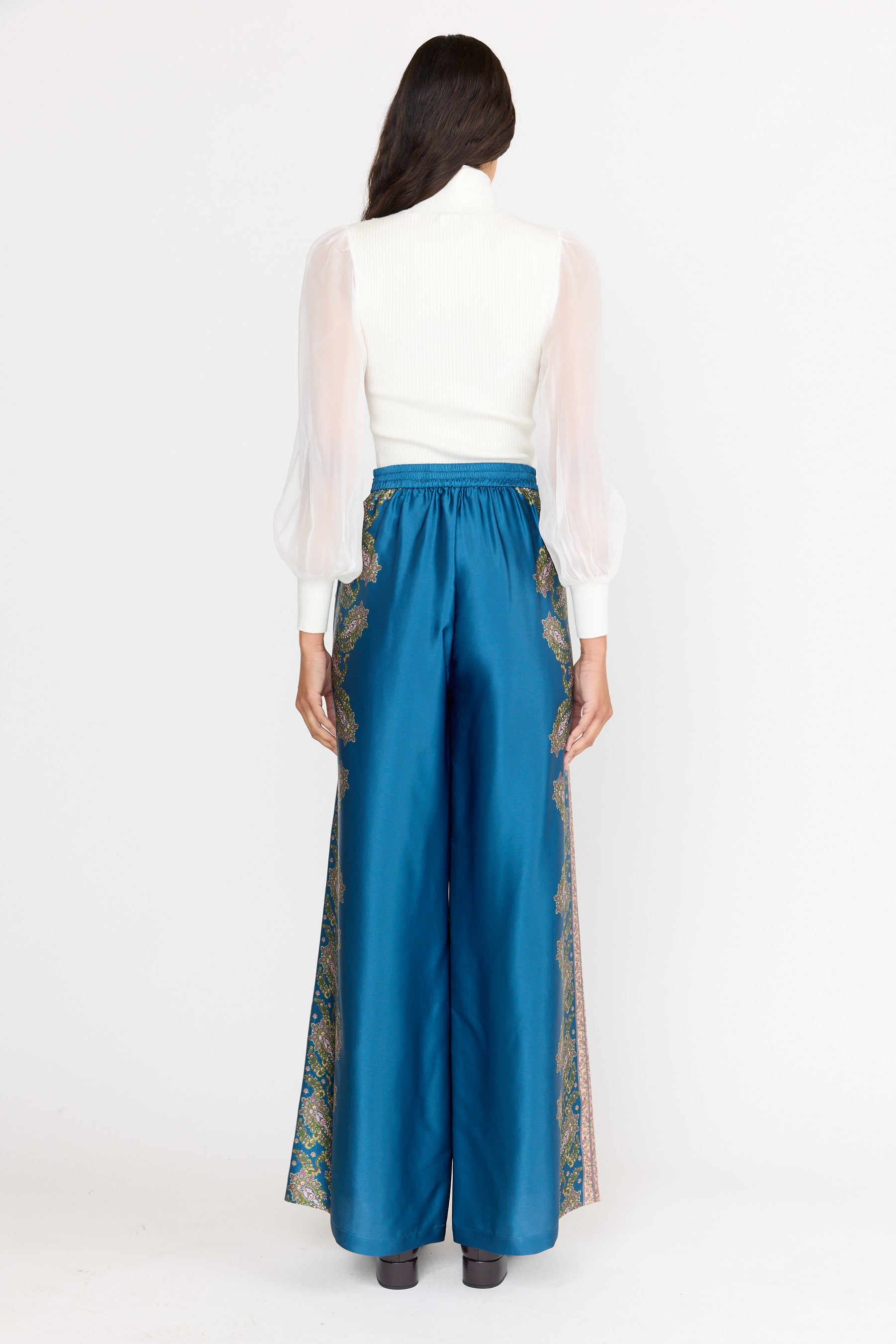Marta Pant - Prussian Paisley