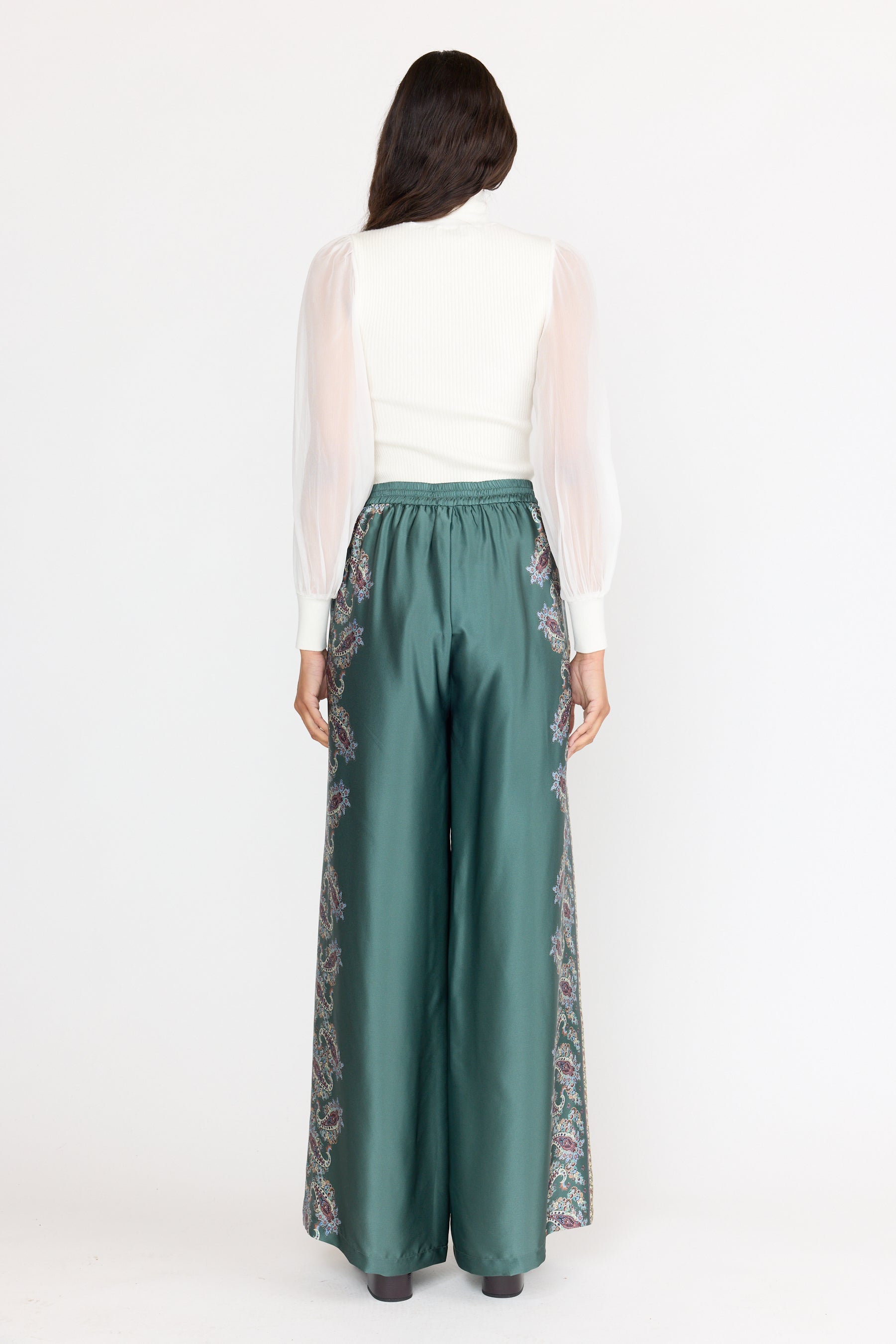 Marta Pant - Reseda Paisley