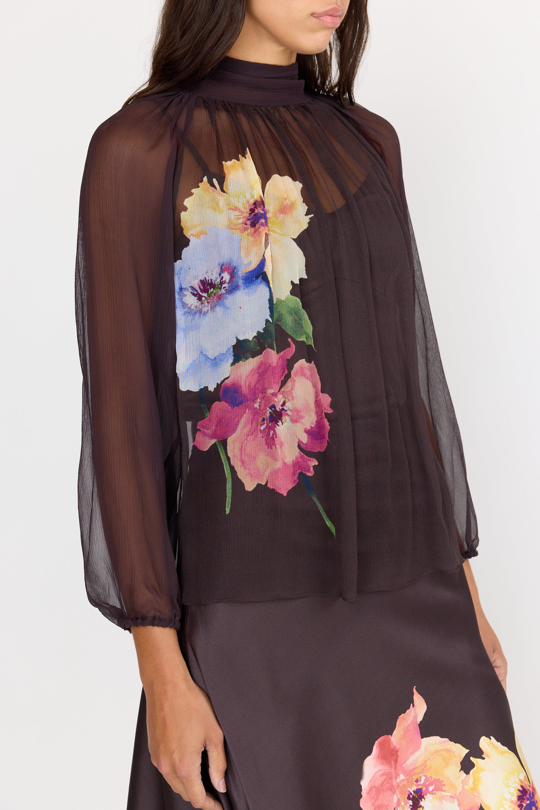 Teagan Blouse - Twilight Aster