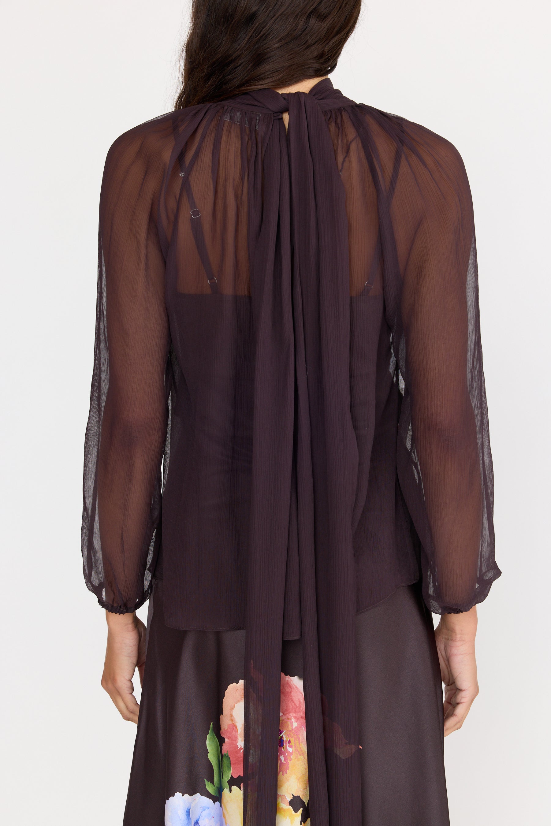 Teagan Blouse - Twilight Aster