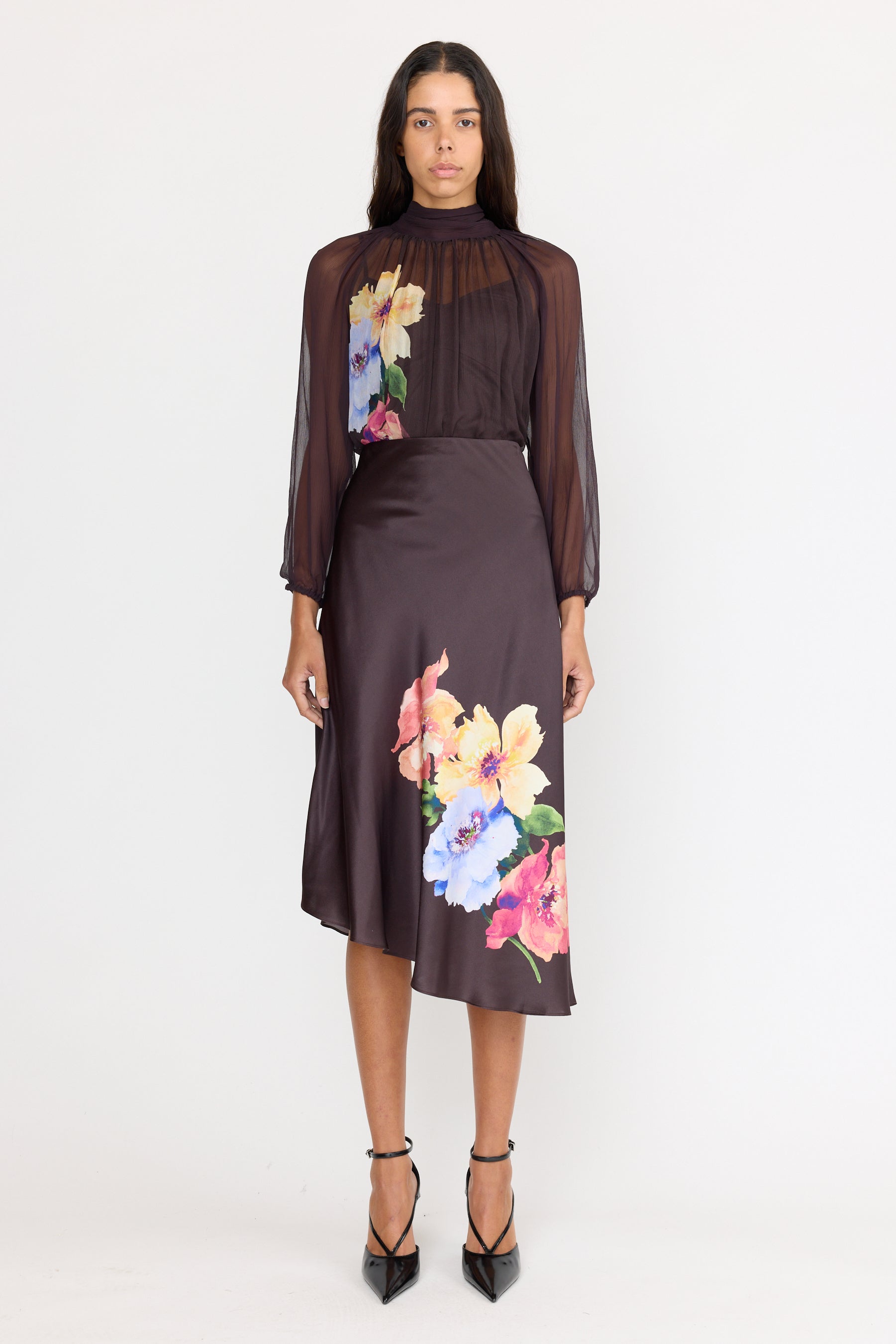 Teagan Blouse - Twilight Aster