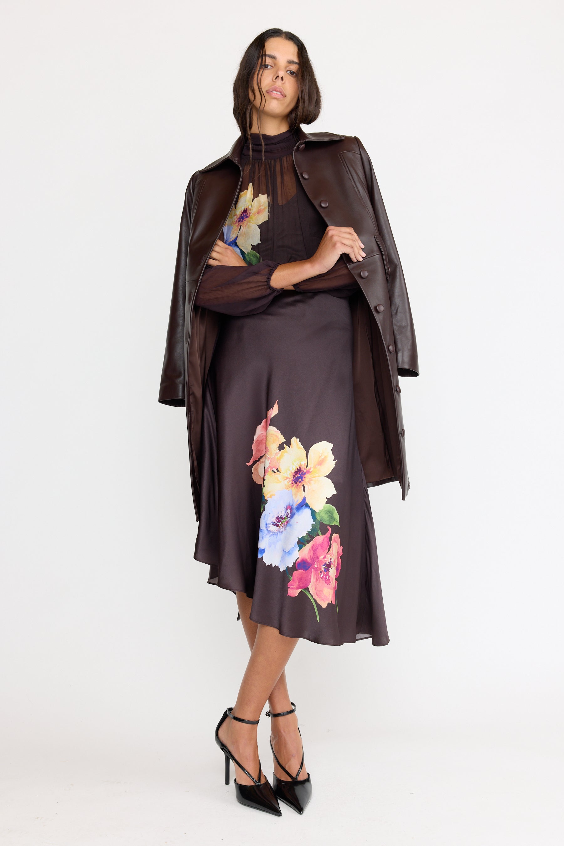 Teagan Blouse - Twilight Aster