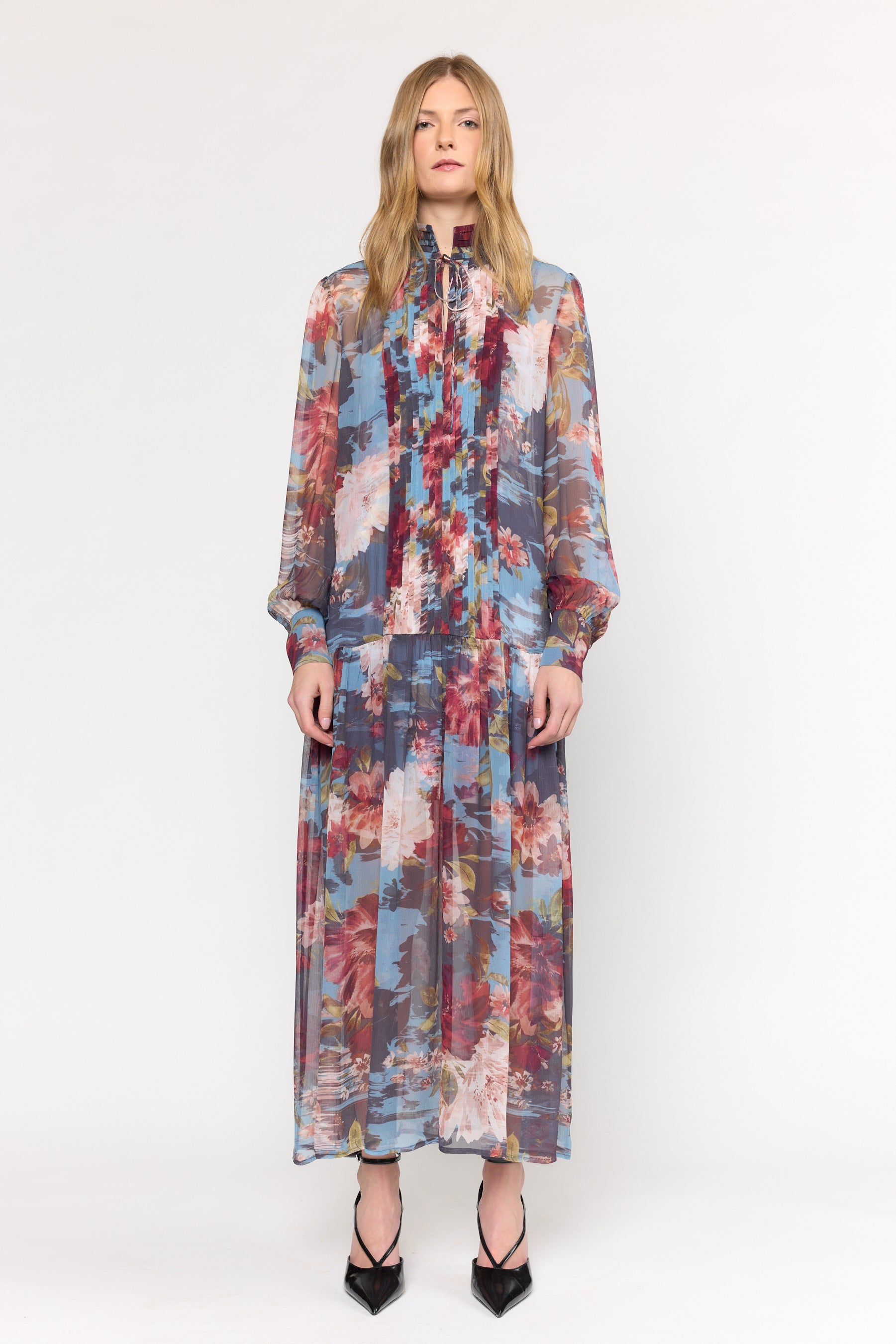 Esther Dress - Sky Garden