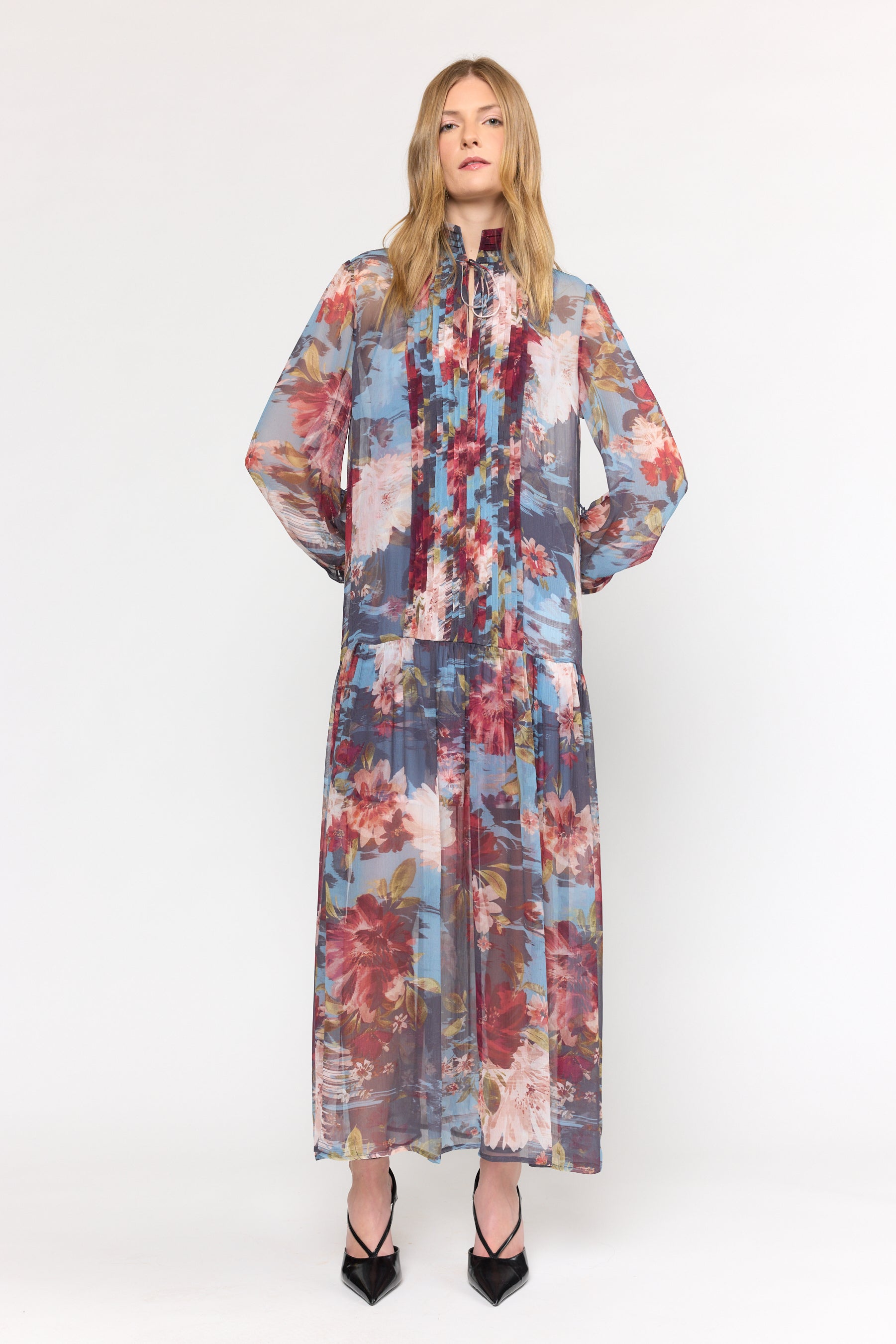Esther Dress - Sky Garden
