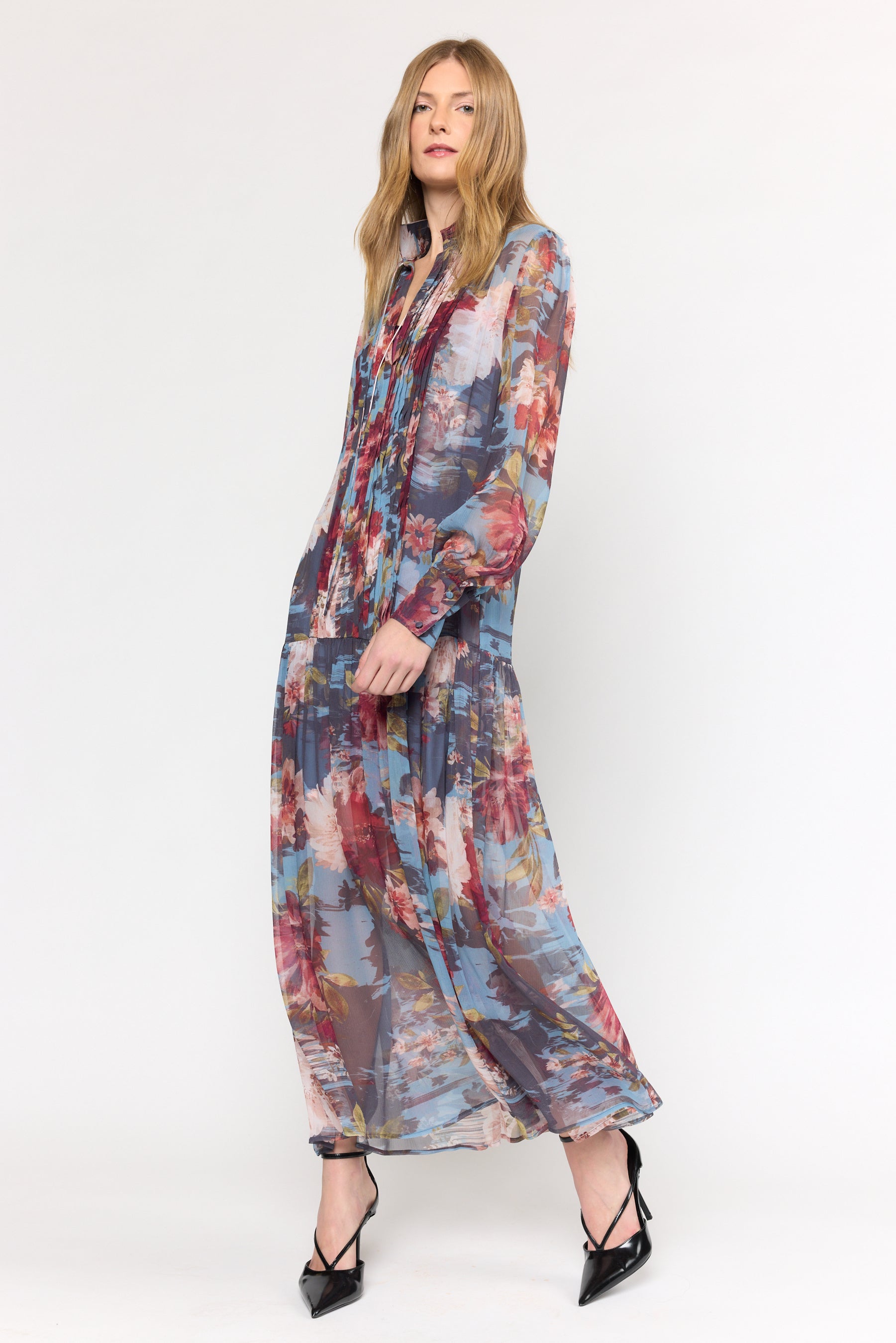 Esther Dress - Sky Garden