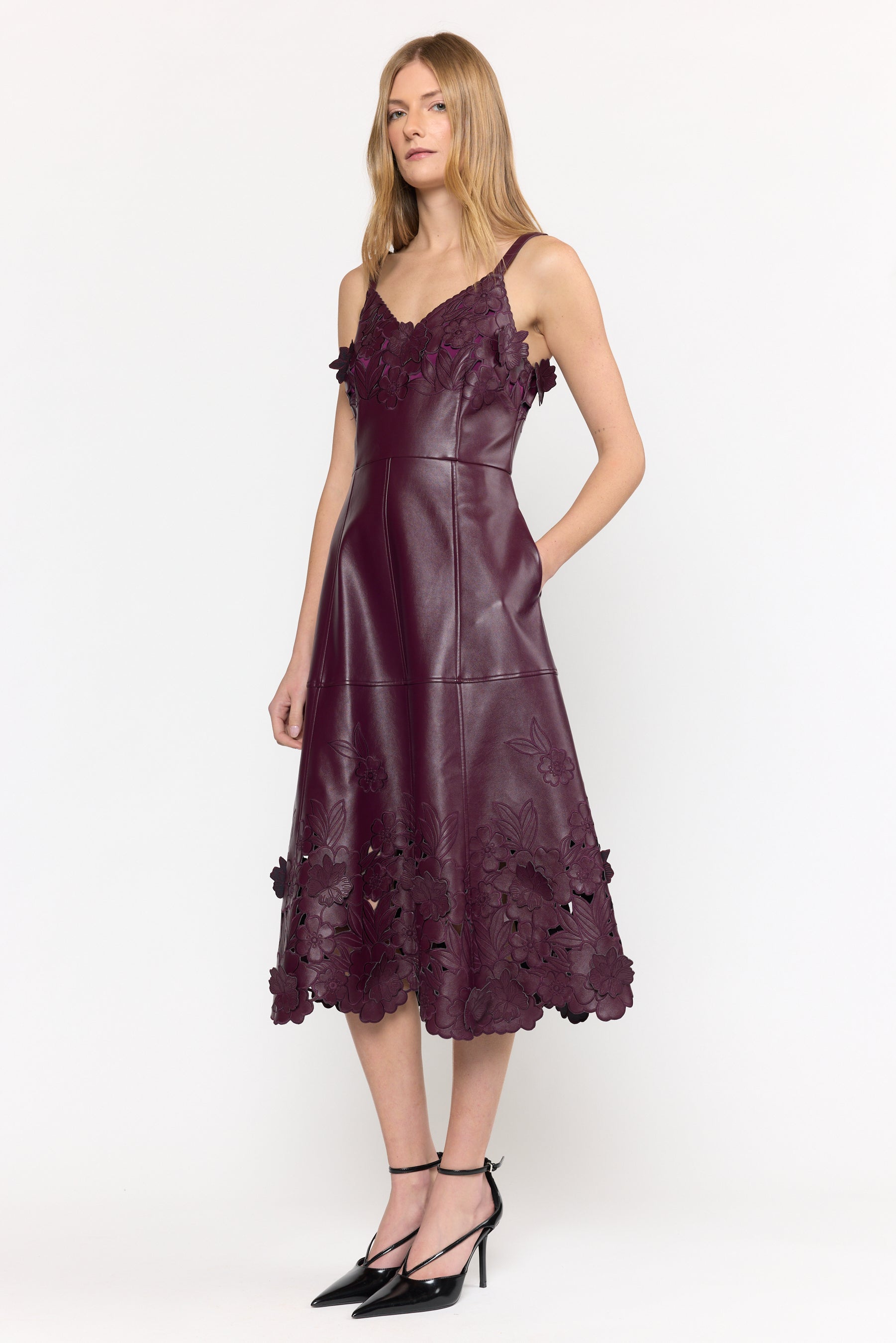 Tahlia Dress - Eggplant