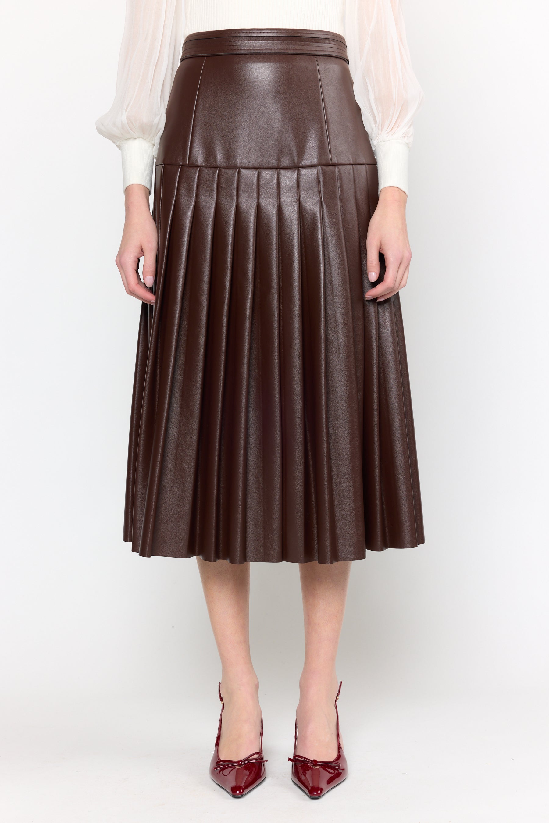 Clarissa Skirt - Maroon